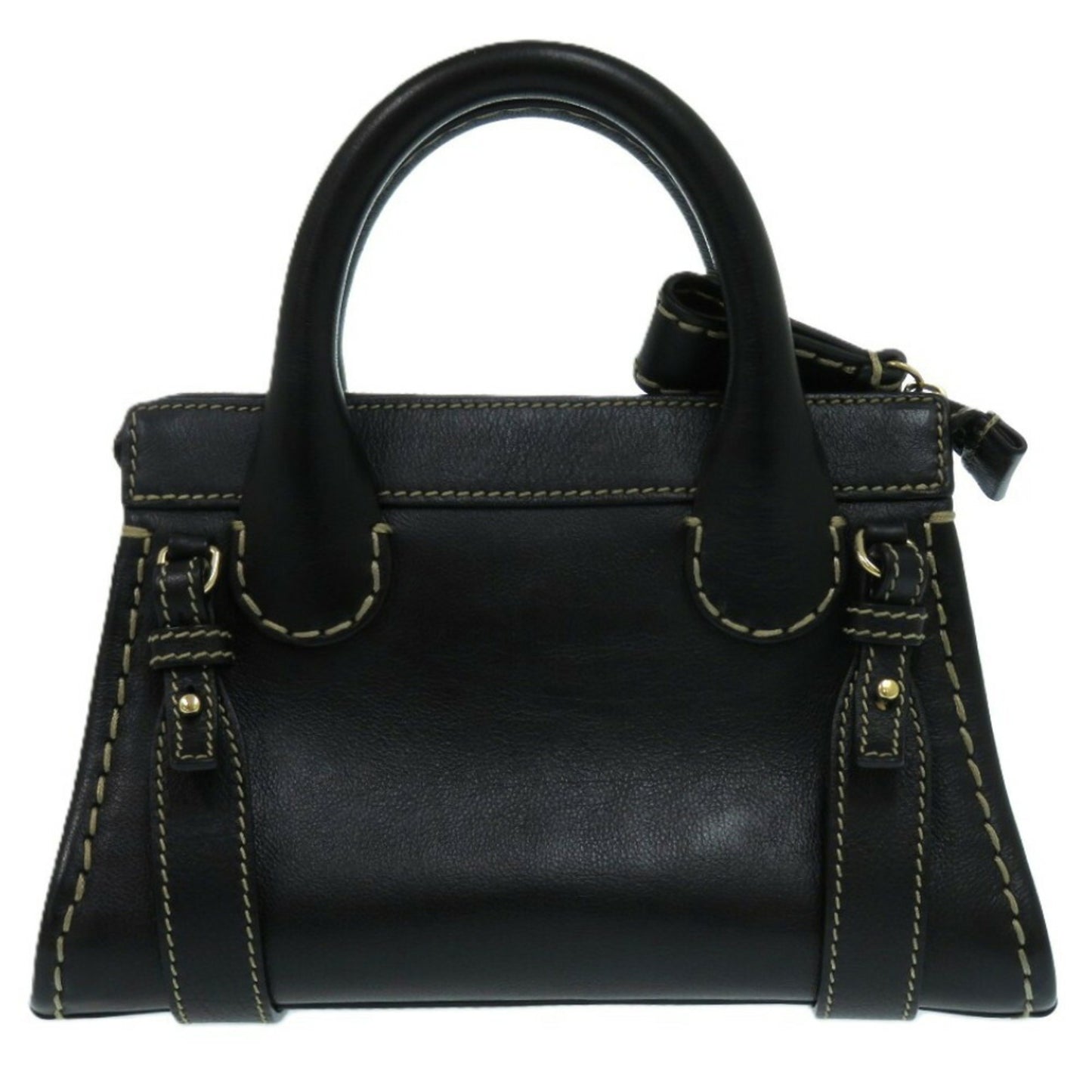 Chloé Edith, Black, Leather, shoulder