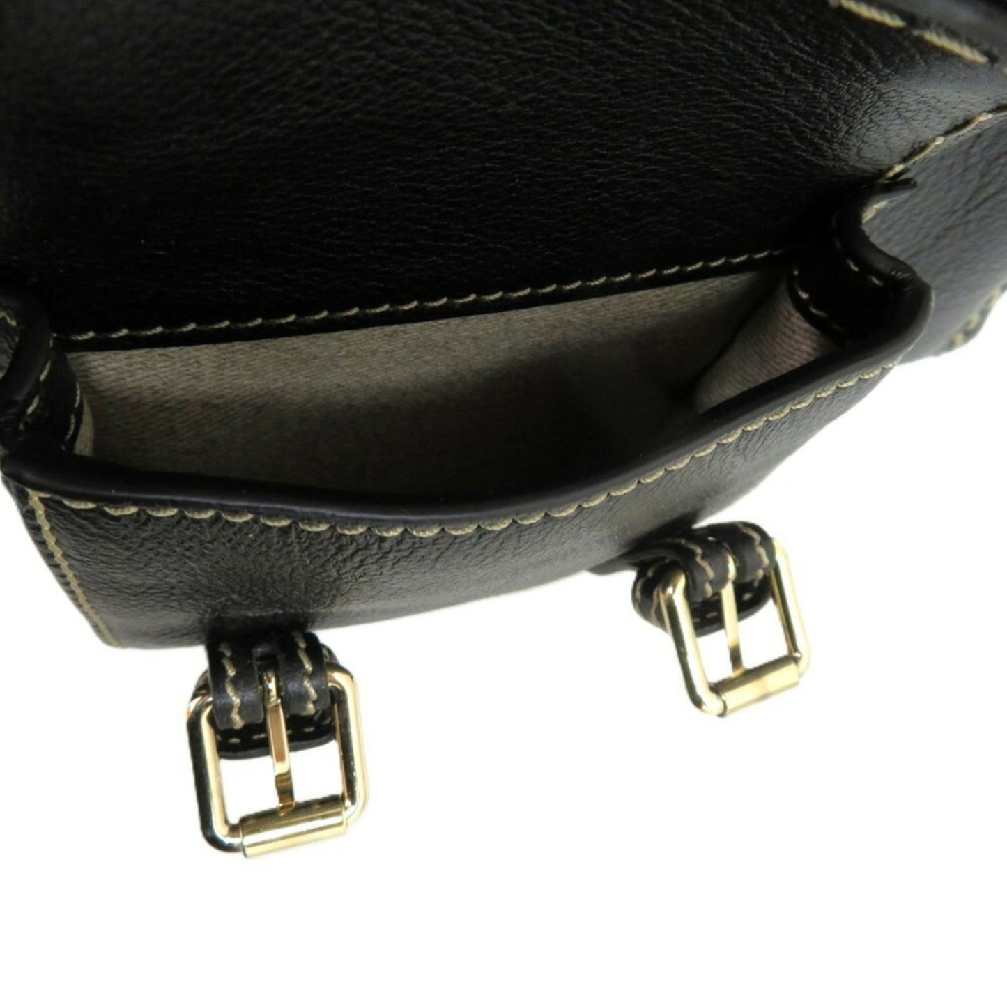 Chloé Edith, Black, Leather, shoulder