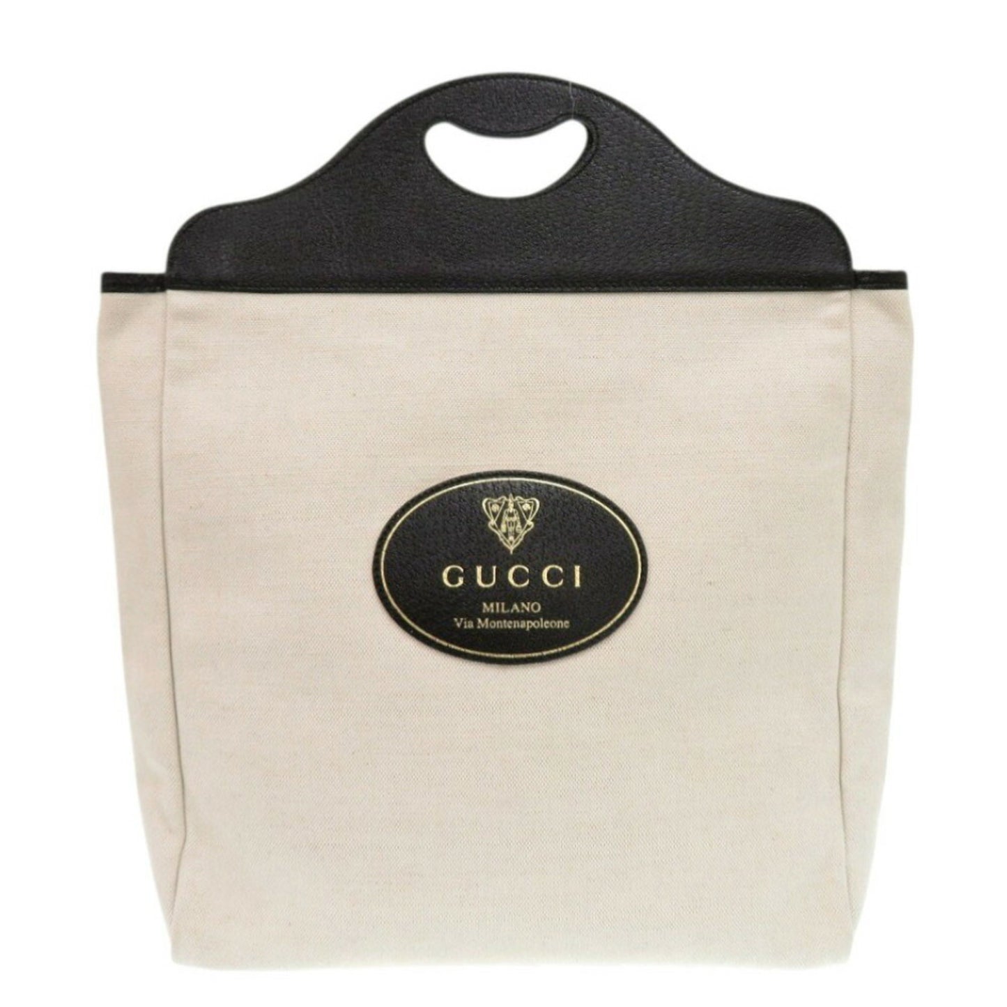 Gucci Cabas, Beige, "CANVAS, LEATHER", tote
