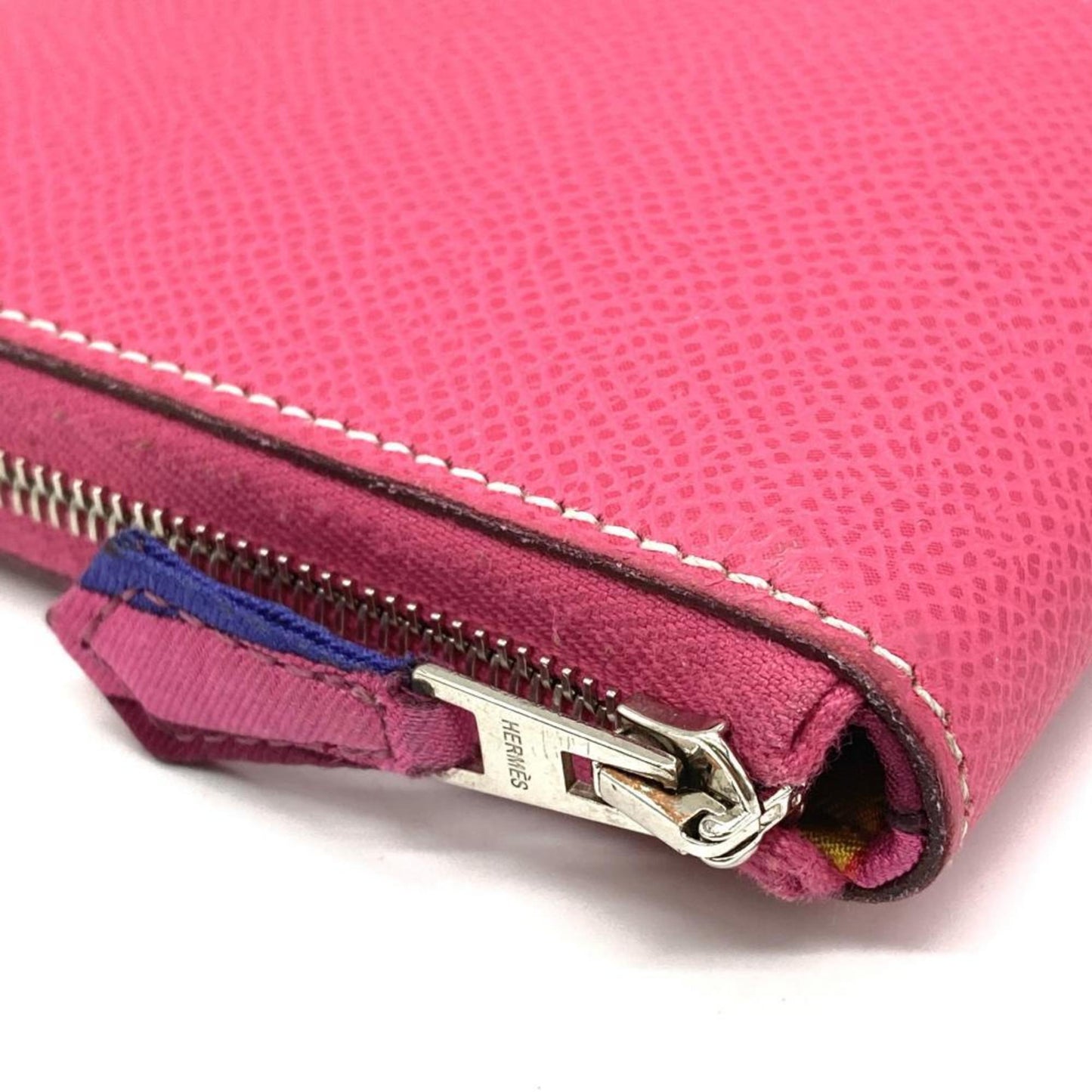 Hermès Silk'In, Pink, Leather, wallet