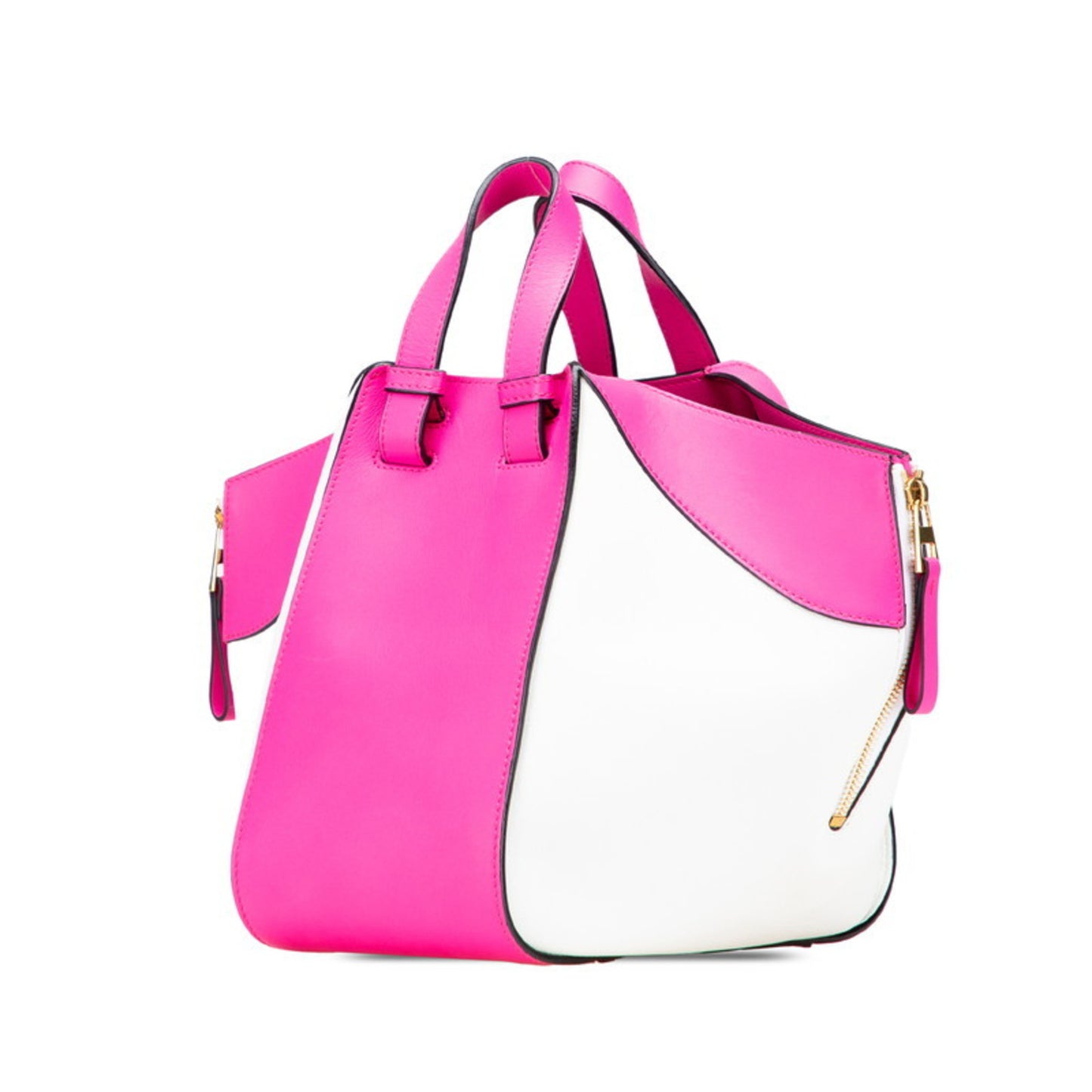 Loewe Hammock, Pink, Leather, handbag