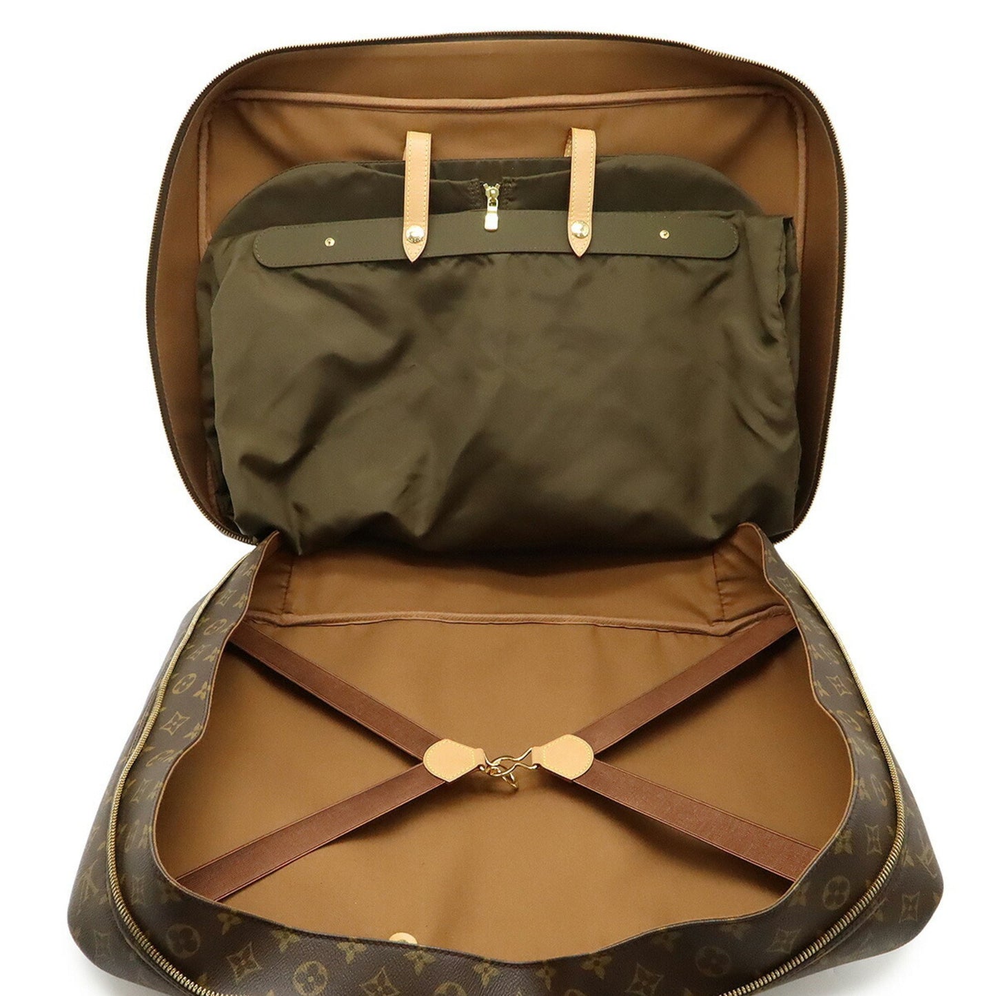 Louis Vuitton Sirius, Brown, Canvas, travel