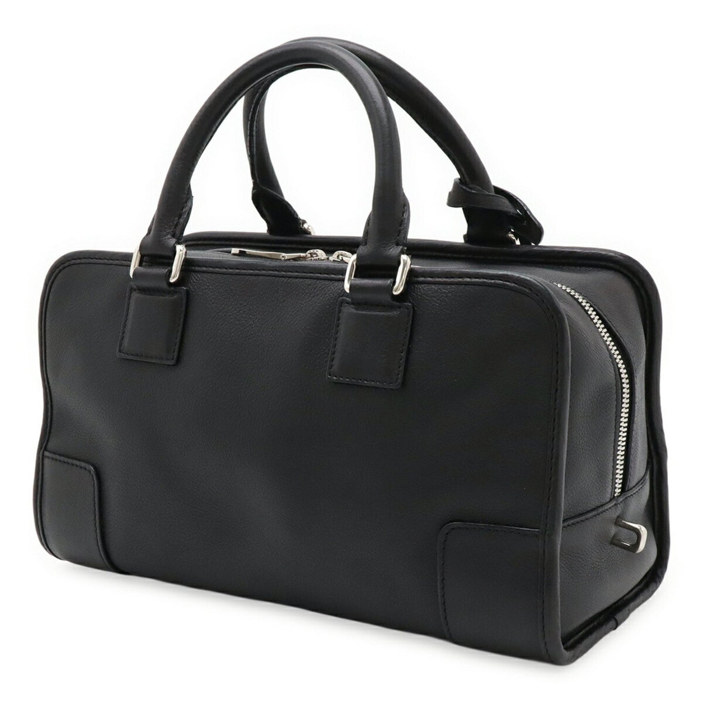 Loewe Amazona, Black, Leather, handbag