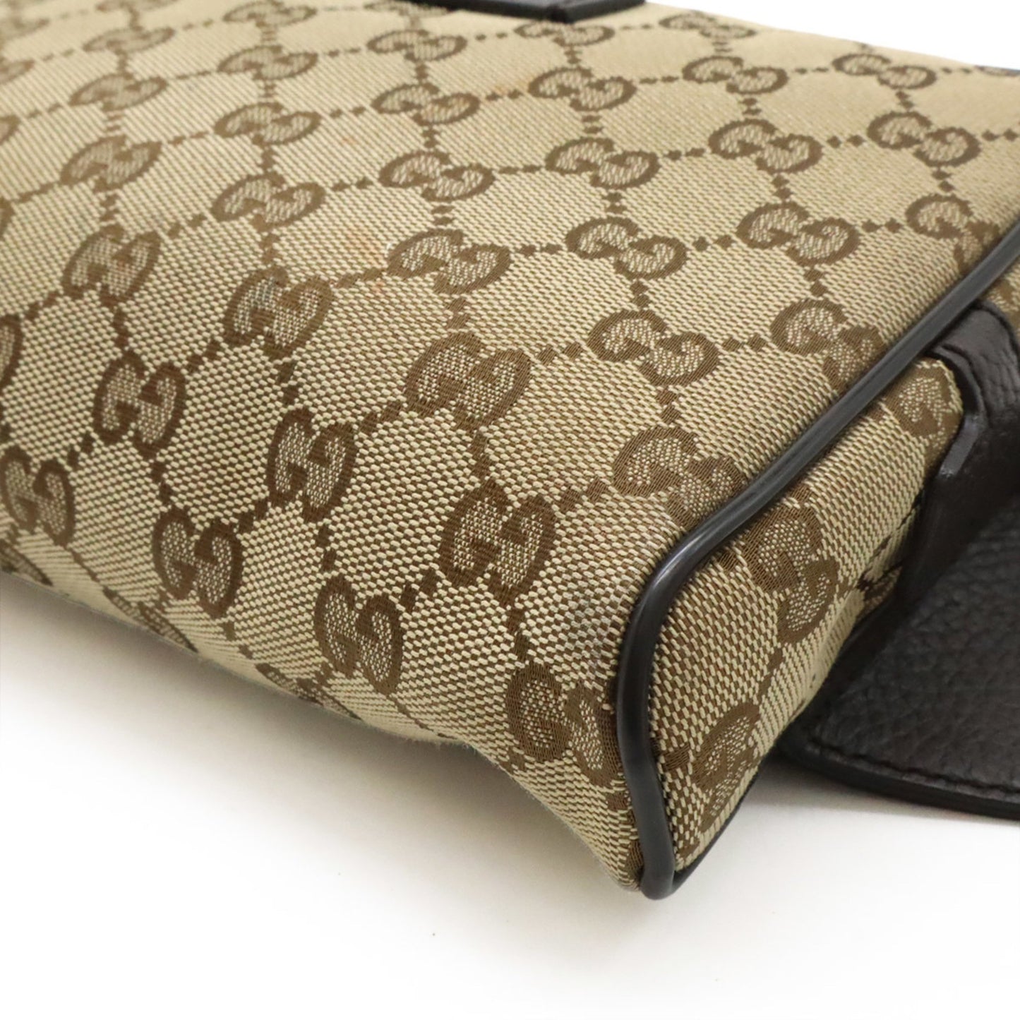 Gucci GG canvas, "BEIGE, BROWN", "CANVAS, LEATHER", shoulder
