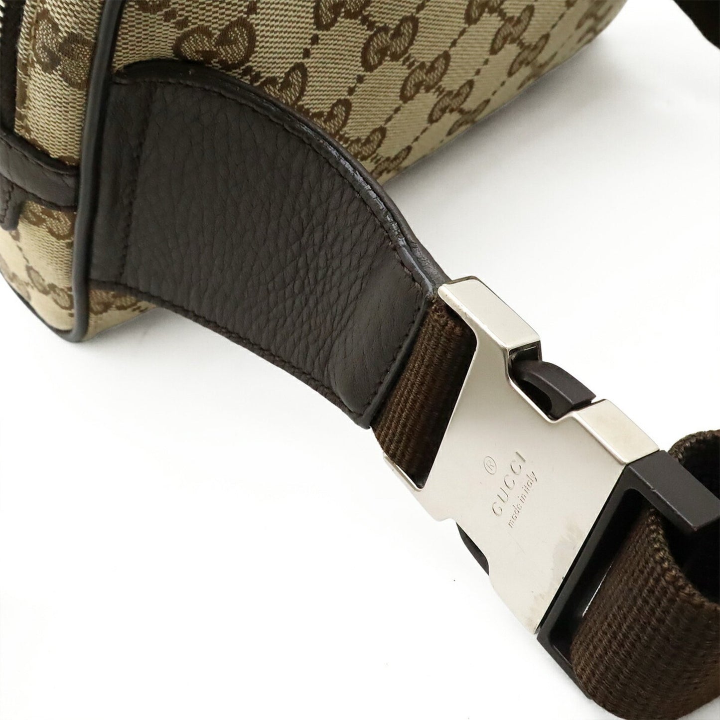 Gucci GG canvas, "BEIGE, BROWN", "CANVAS, LEATHER", shoulder