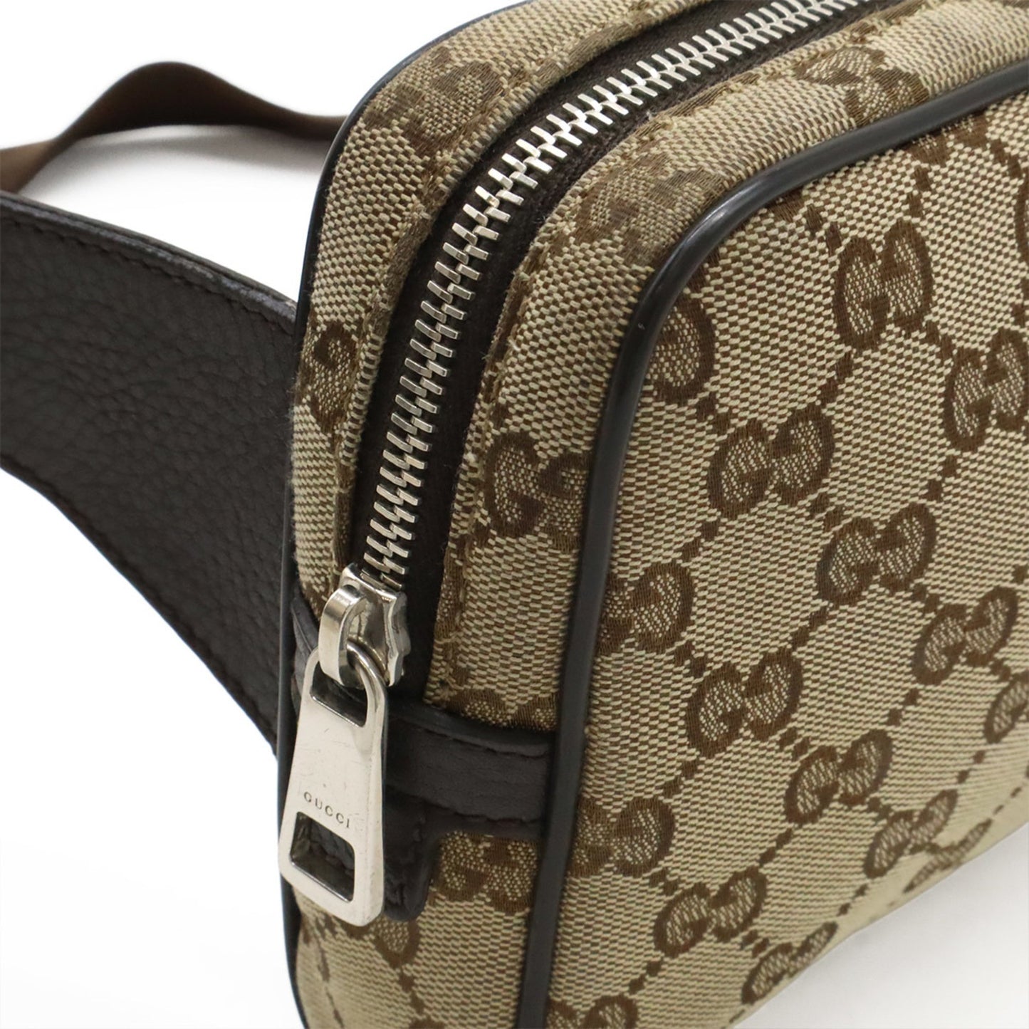 Gucci GG canvas, "BEIGE, BROWN", "CANVAS, LEATHER", shoulder
