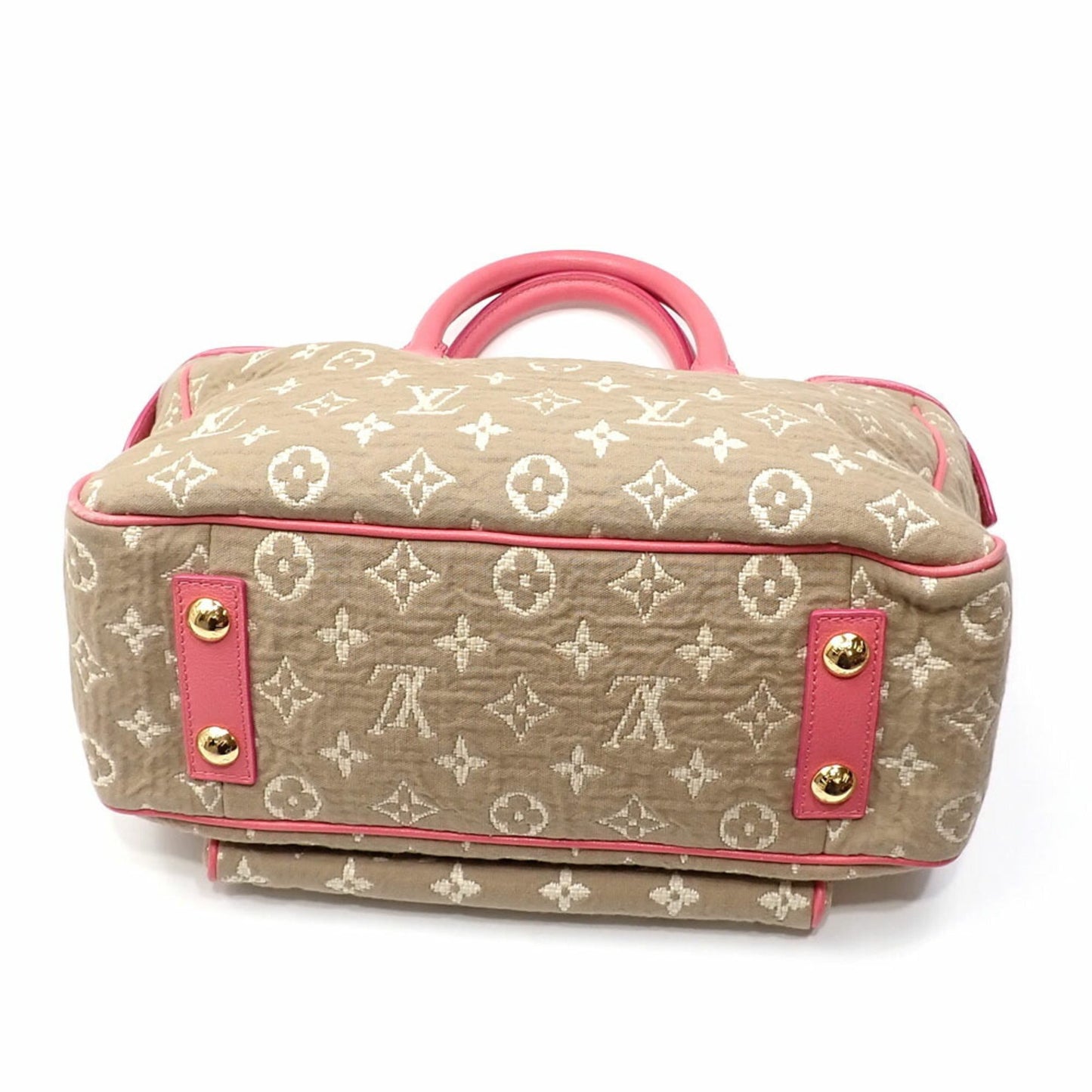 Louis Vuitton Sabia, Beige, Canvas, handbag