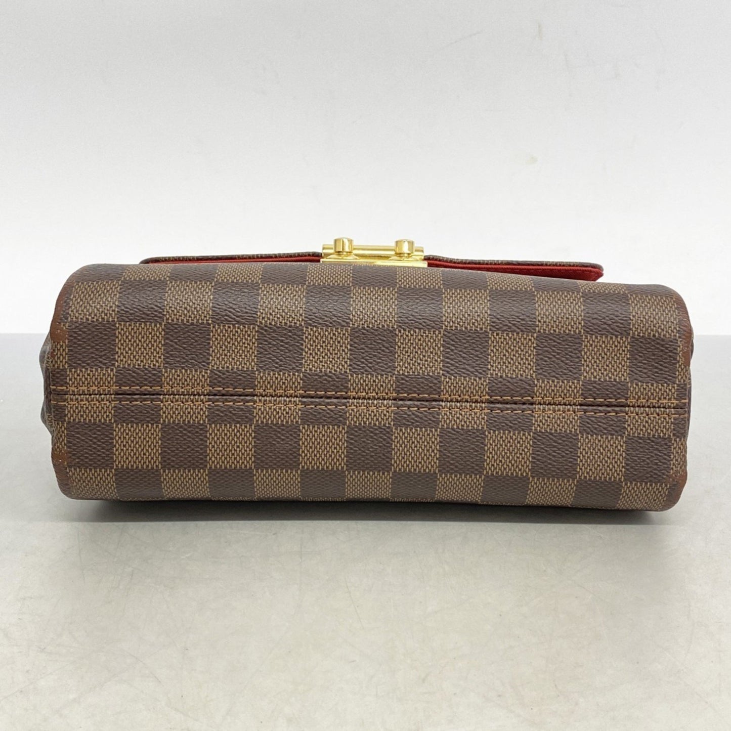 Louis Vuitton Croisette, Brown, Canvas, handbag