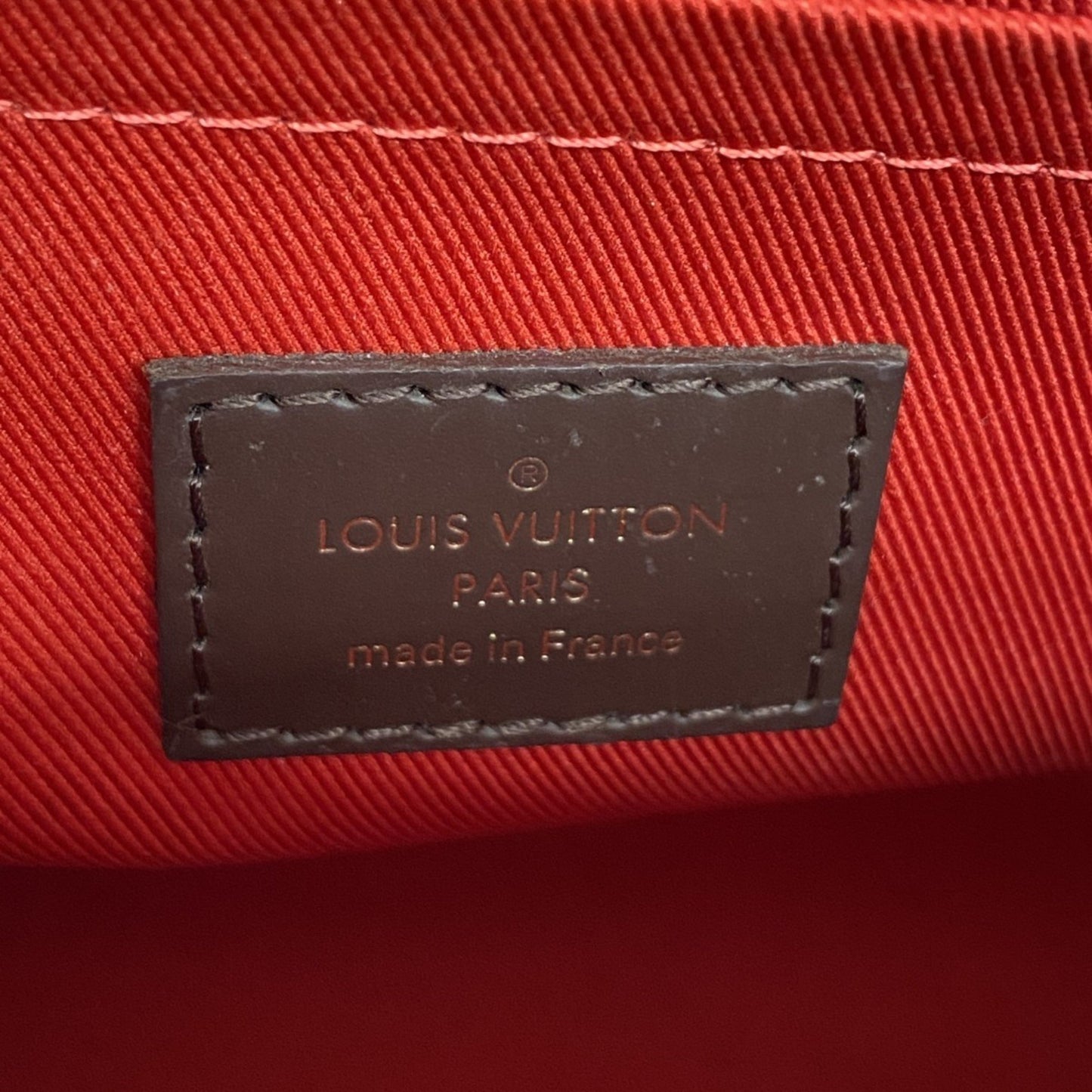 Louis Vuitton Croisette, Brown, Canvas, handbag