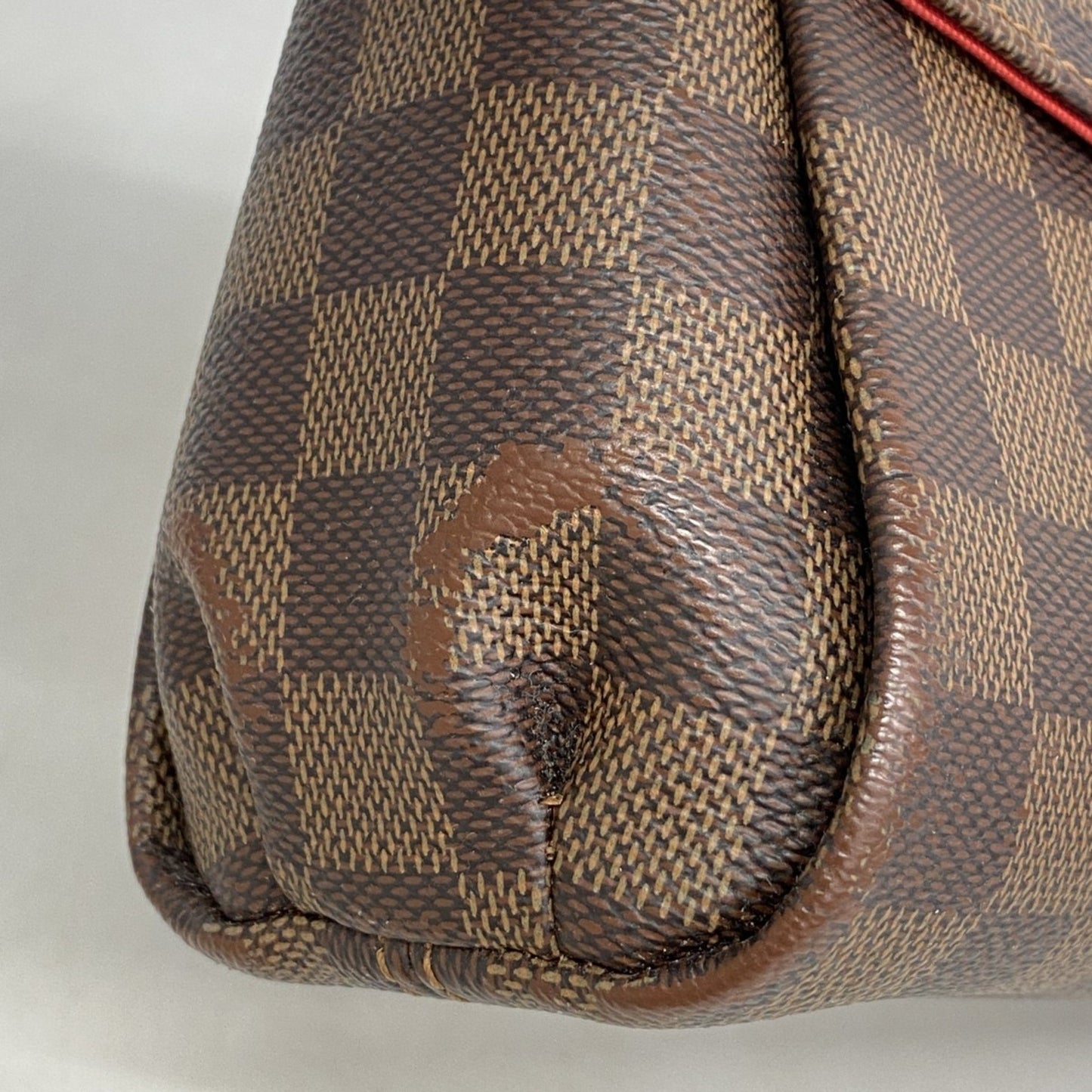Louis Vuitton Croisette, Brown, Canvas, handbag