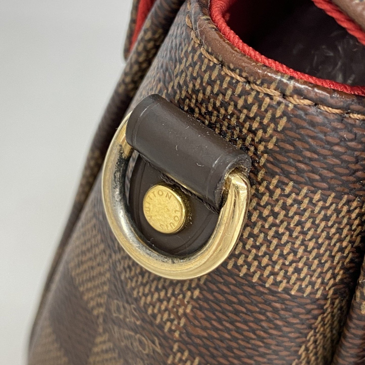 Louis Vuitton Croisette, Brown, Canvas, handbag