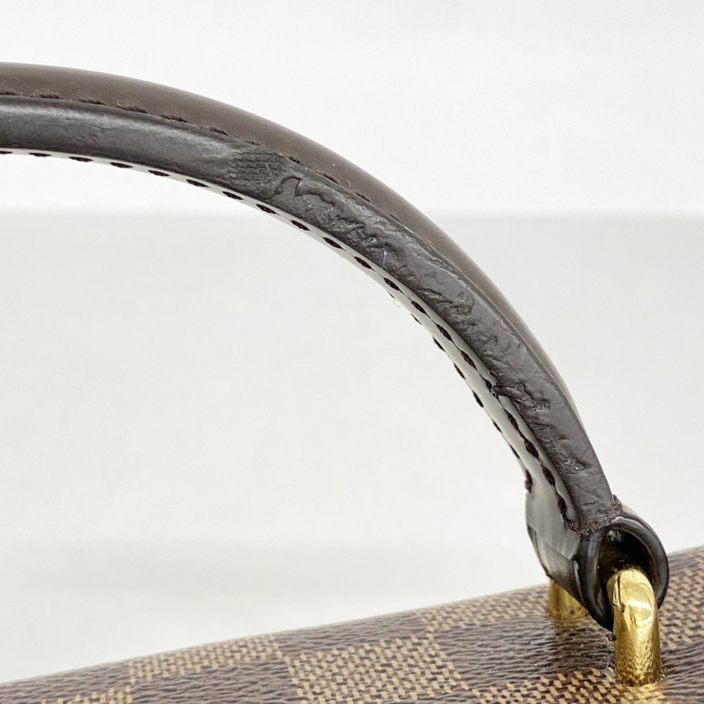 Louis Vuitton Croisette, Brown, Canvas, handbag