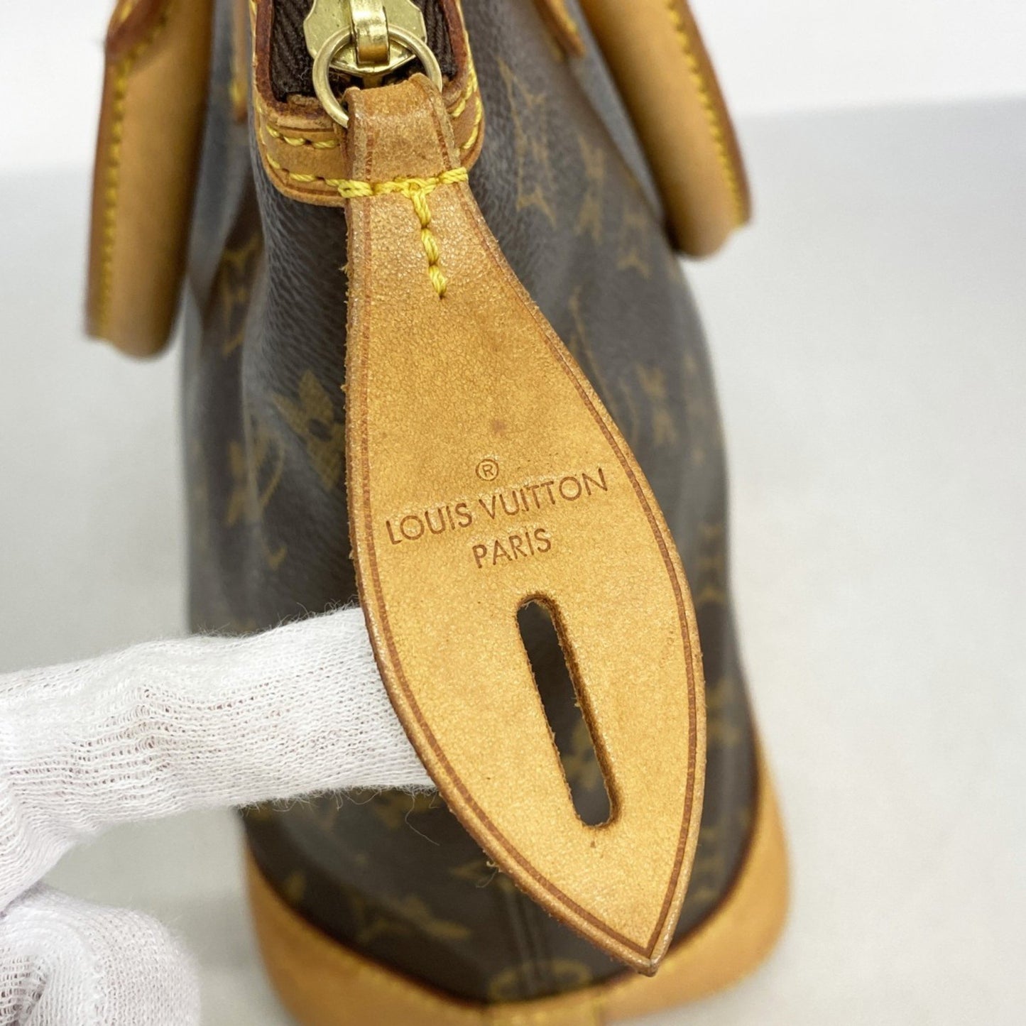 Louis Vuitton Lockit Vertical, Brown, Canvas, handbag