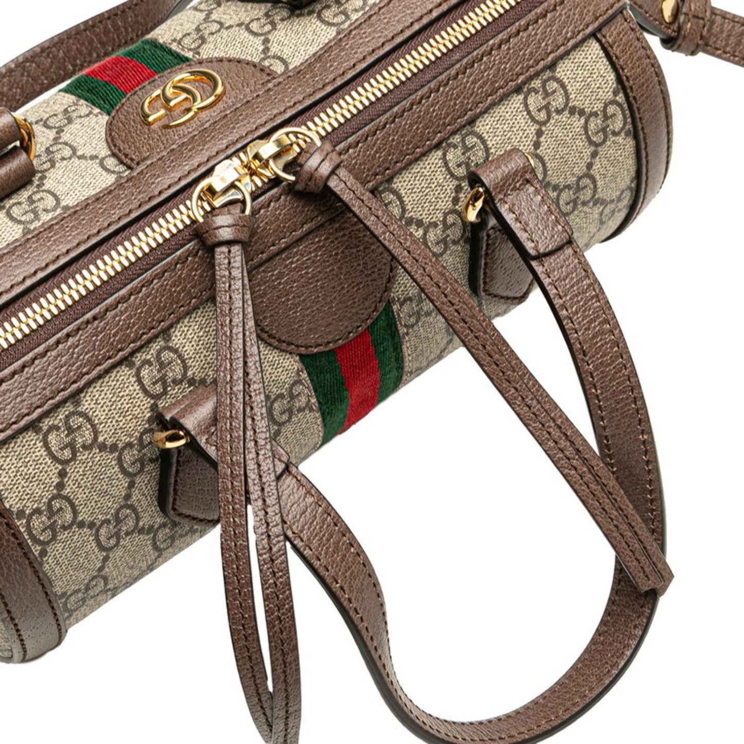 Gucci Ophidia, "BEIGE, BROWN", "CANVAS, LEATHER", handbag