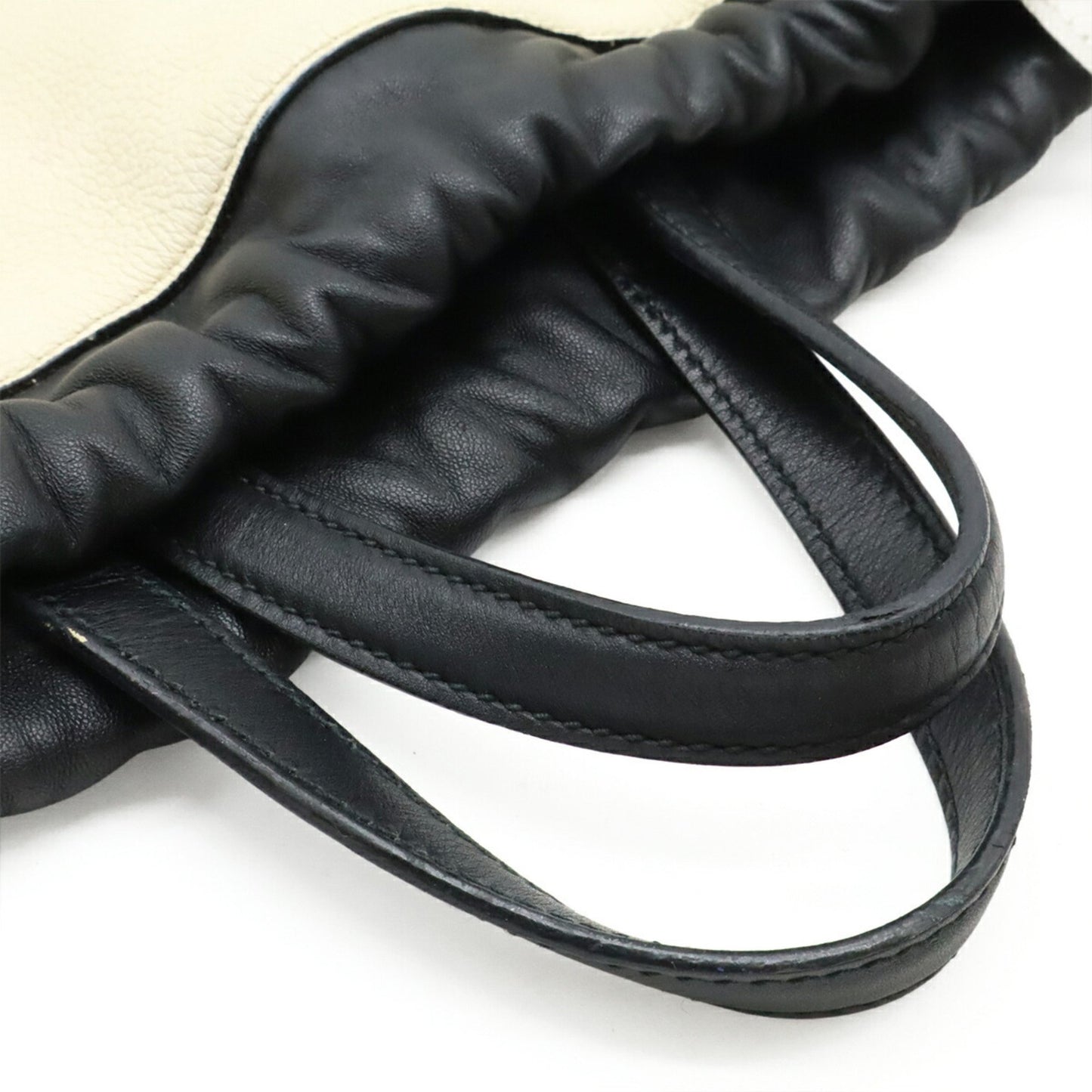 Gucci Drawstring, IVORY, Leather, backpack