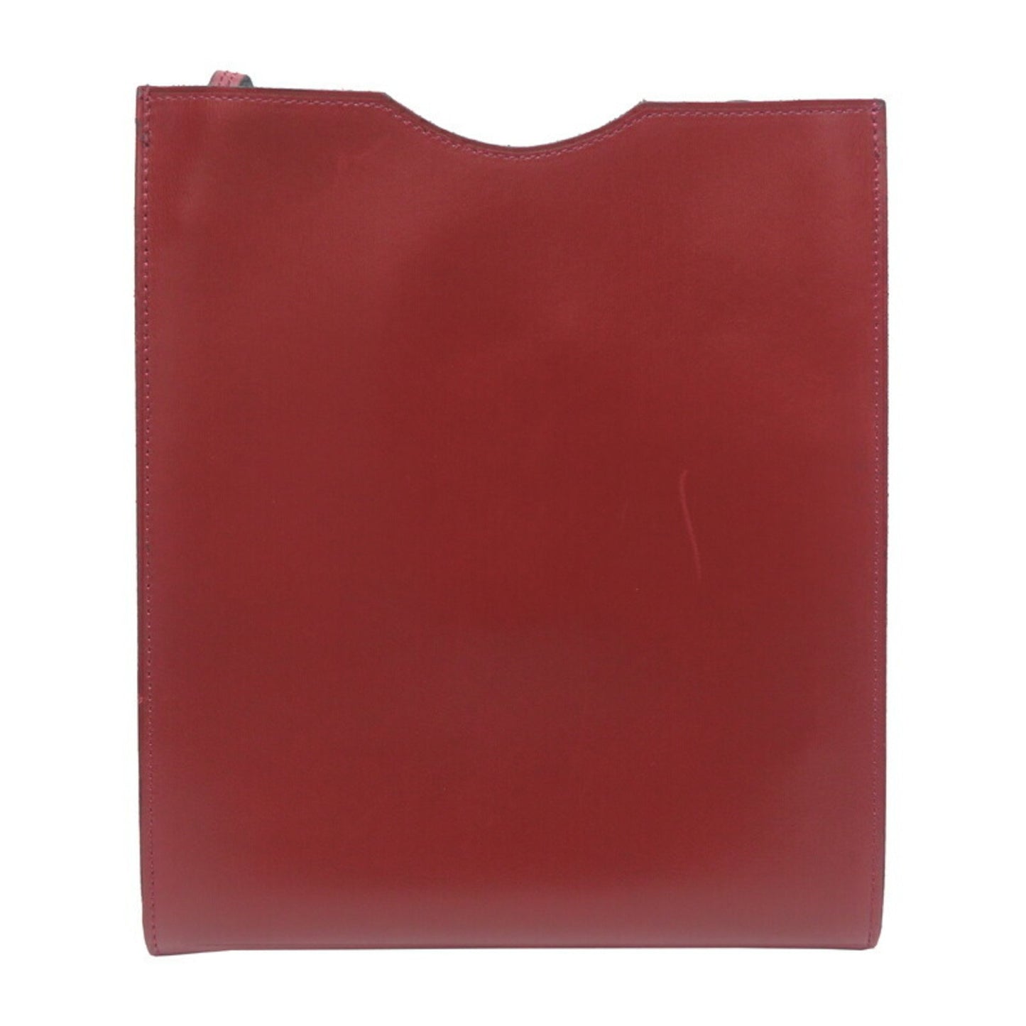 Hermès Onimetou, Burgundy, Leather, shoulder