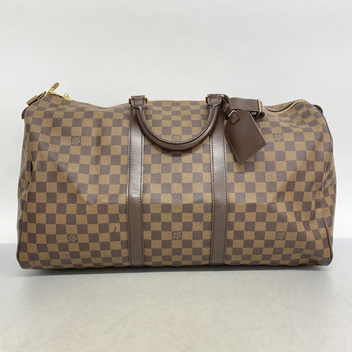 Louis Vuitton Keepall 50, Brown, Canvas, travel