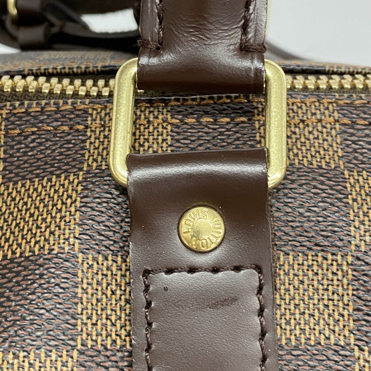 Louis Vuitton Keepall 50, Brown, Canvas, travel