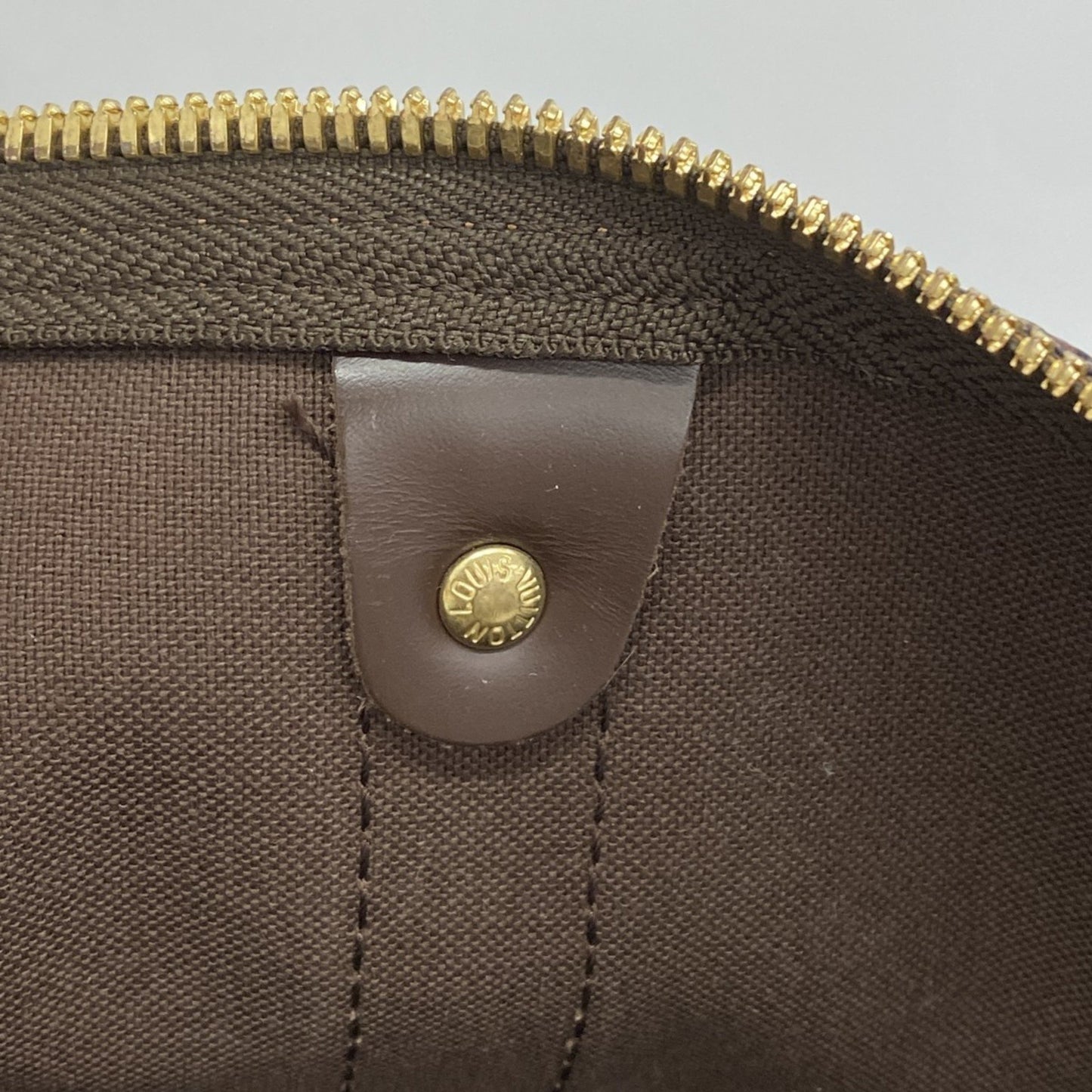 Louis Vuitton Keepall 50, Brown, Canvas, travel