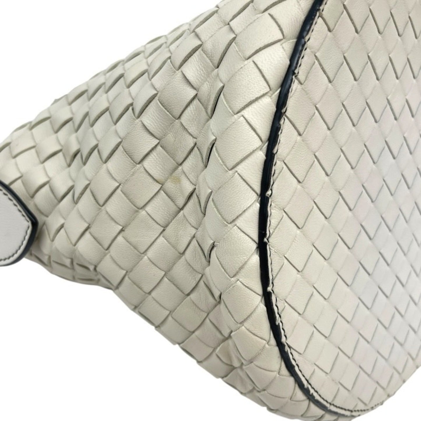Bottega Veneta Tambouras, White, Leather, handbag