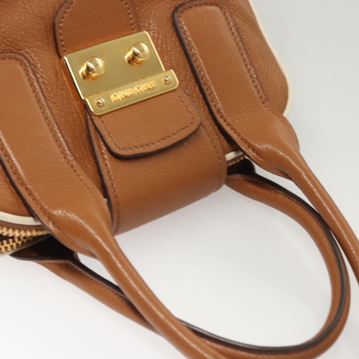Miu Miu, Brown, Leather, handbag