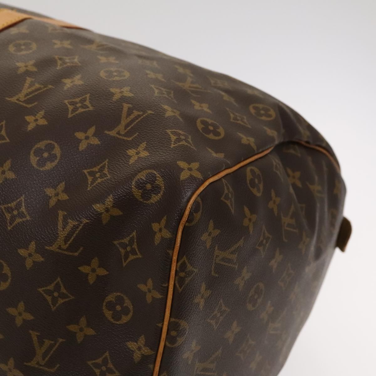 Louis Vuitton Keepall 60, Brown, Canvas, travel