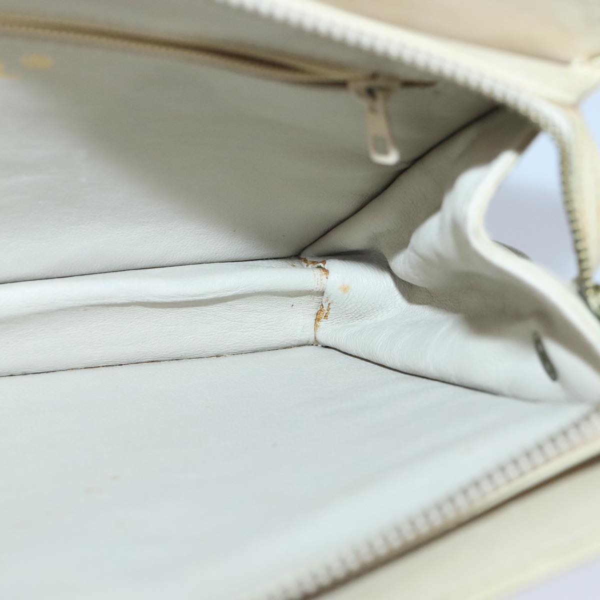 Chanel, Beige, Leather, shoulder