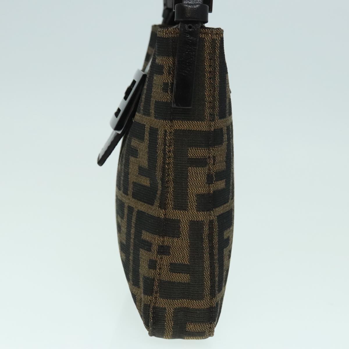 Fendi Mamma Baguette, Brown, Canvas, shoulder