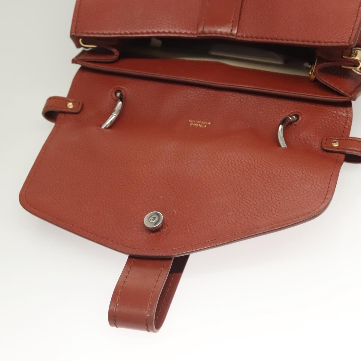 Chloé Aby, Brown, Leather, handbag