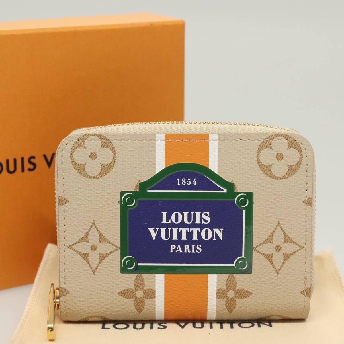 Louis Vuitton Zippy coin purse, Beige, Canvas, wallet