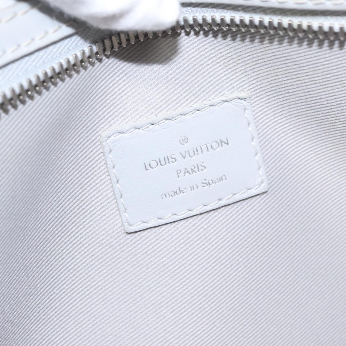 Louis Vuitton Flat messenger, Grey, Canvas, shoulder