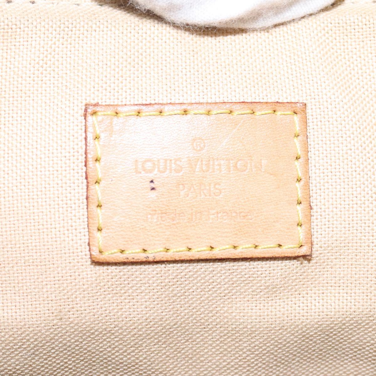 Louis Vuitton Siracusa, Grey, Canvas, shoulder