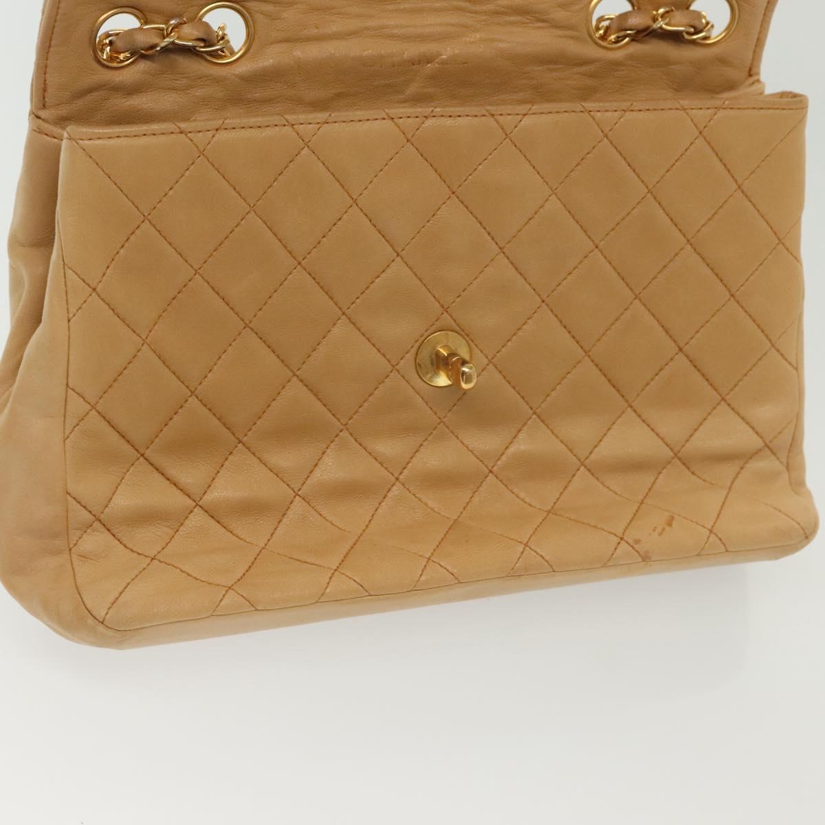 Chanel Matelassé, Brown, Leather, shoulder