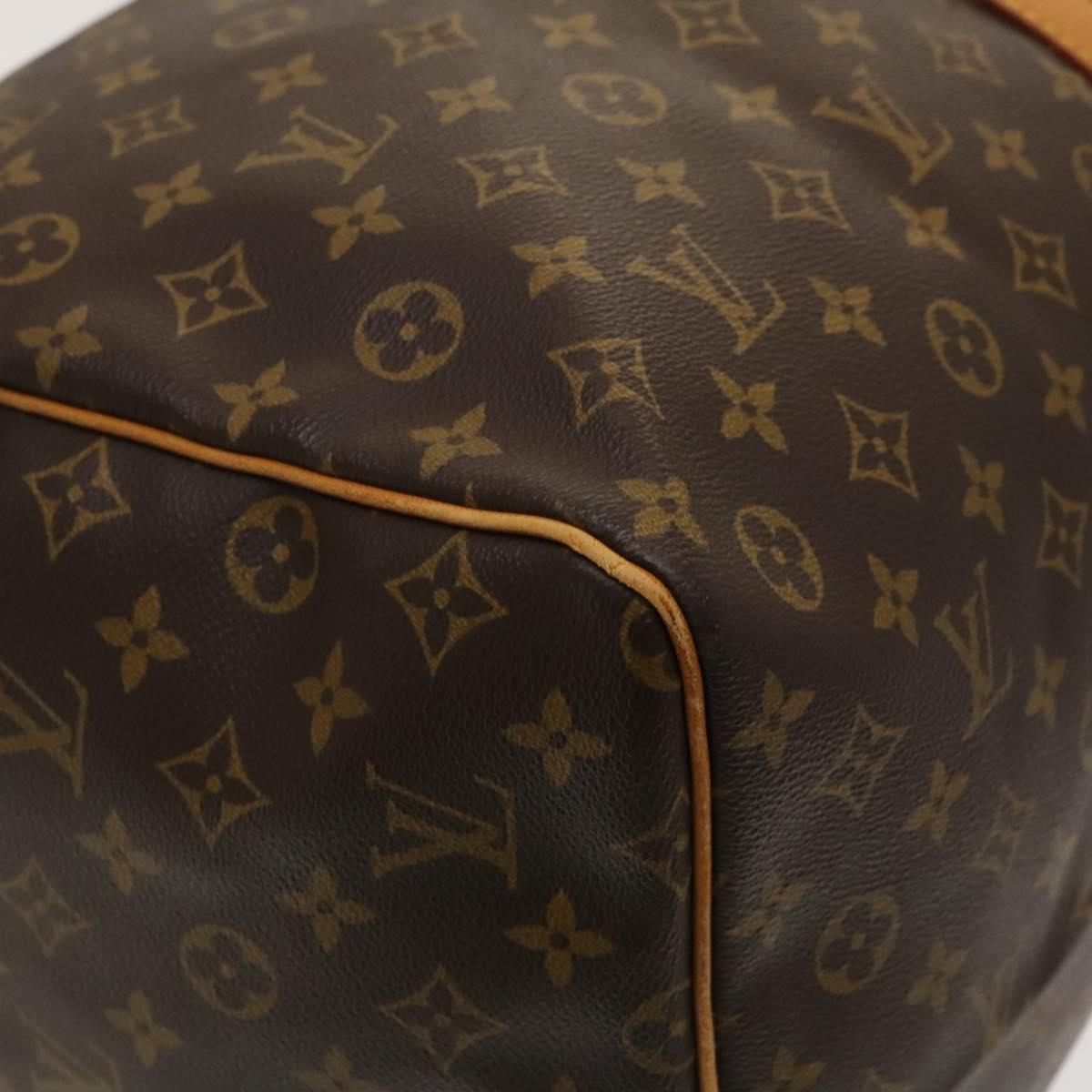 Louis Vuitton Keepall 60, Brown, Canvas, travel
