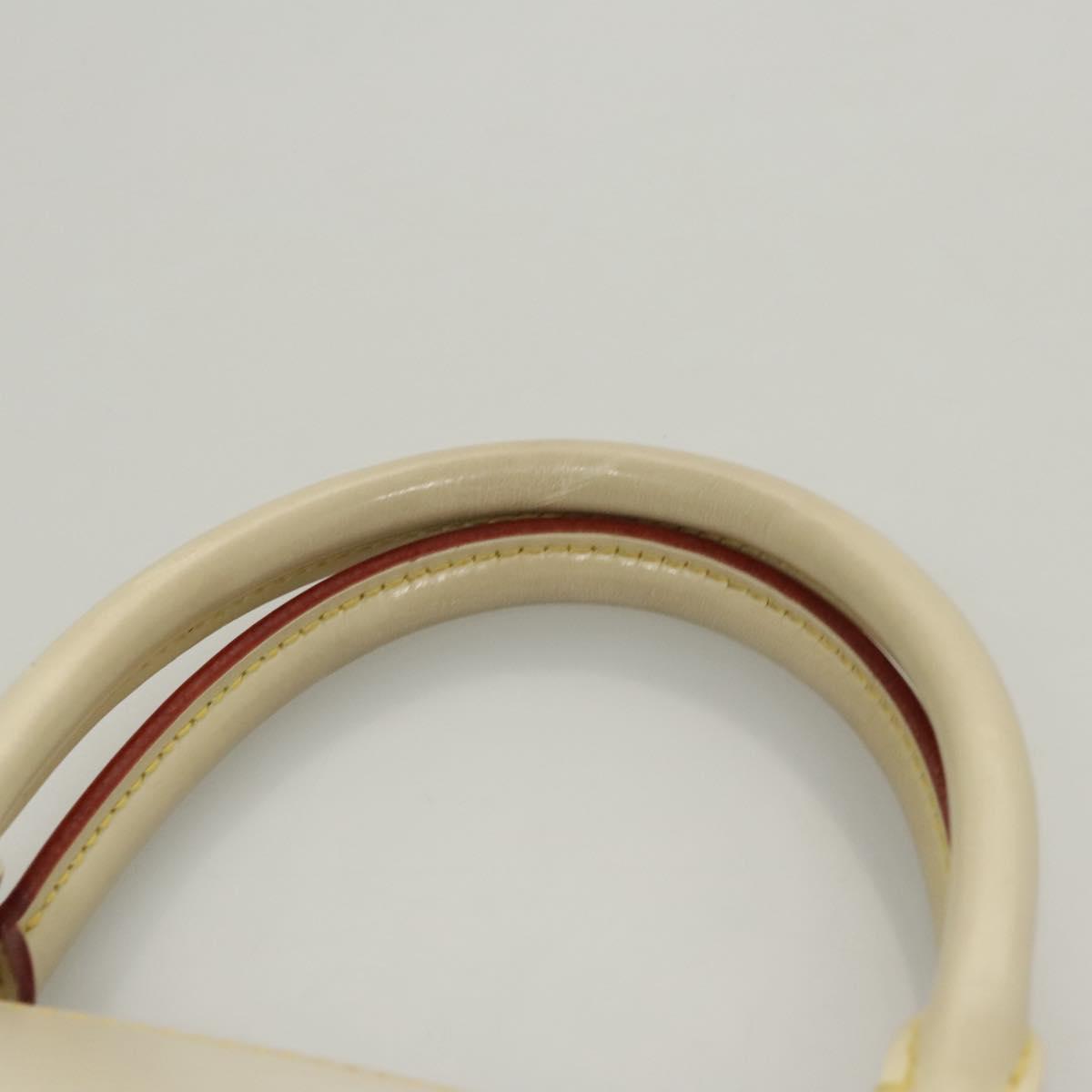 Louis Vuitton Lockit, White, Leather, handbag