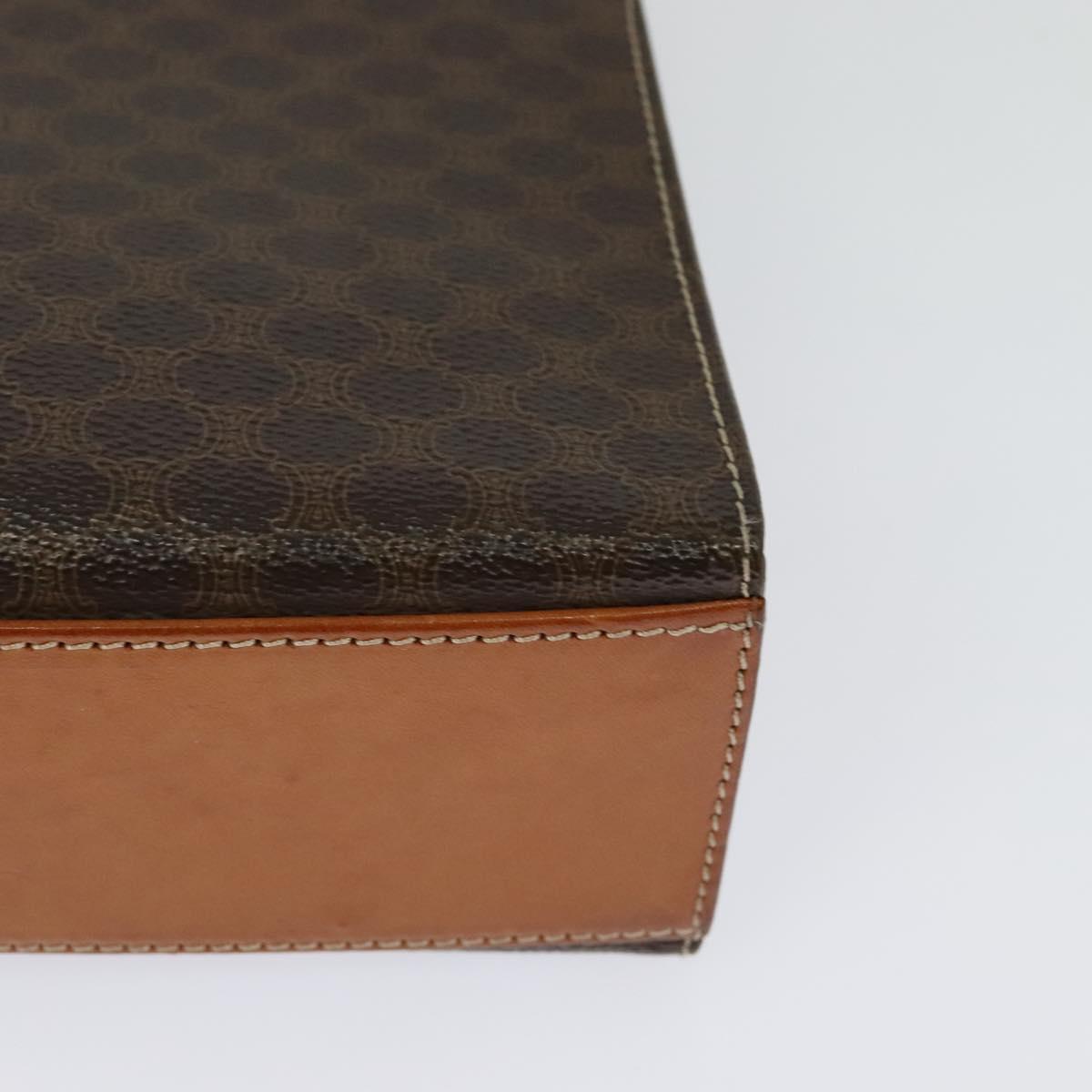 Céline Triomphe, Brown, Canvas, handbag