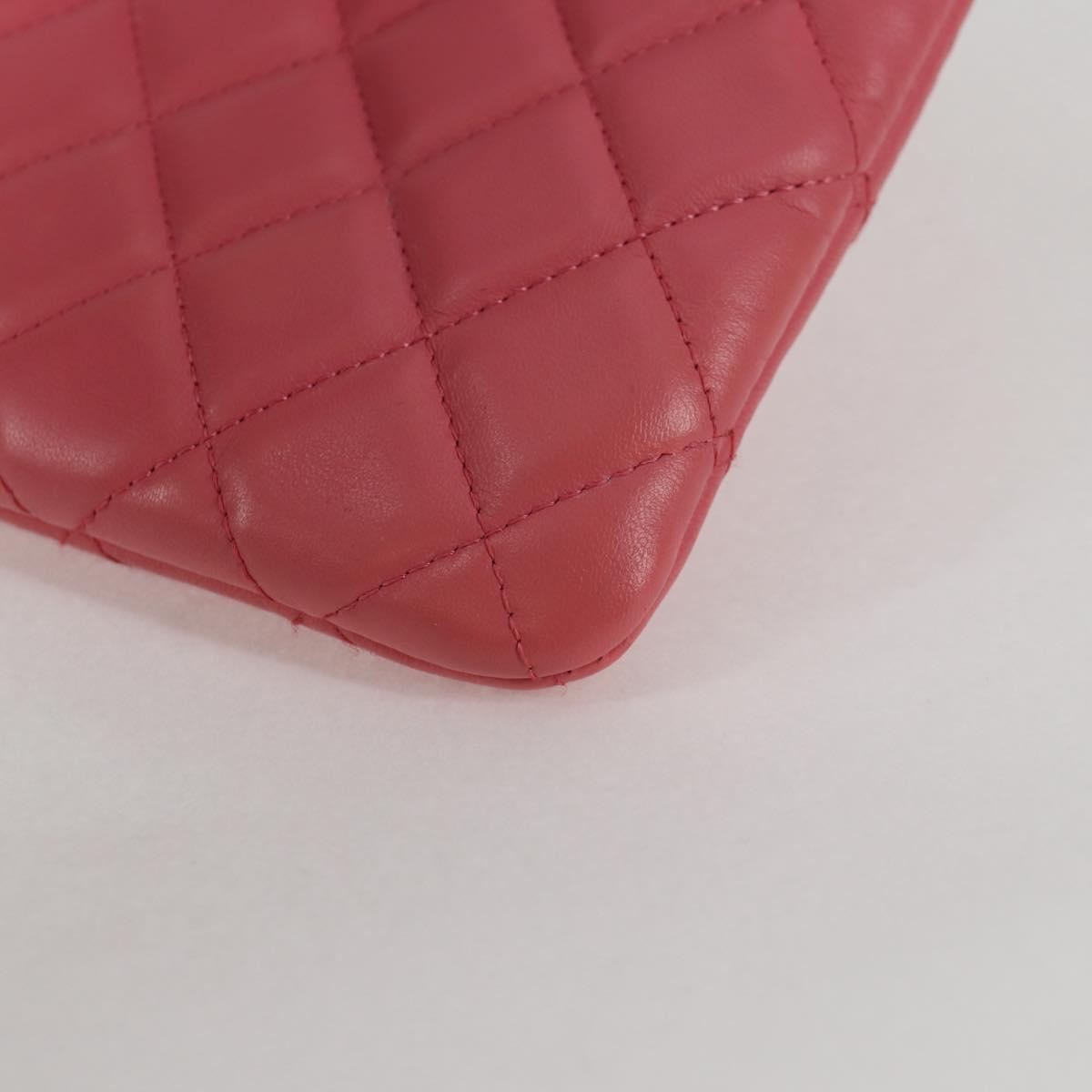 Chanel, Pink, Leather, clutch