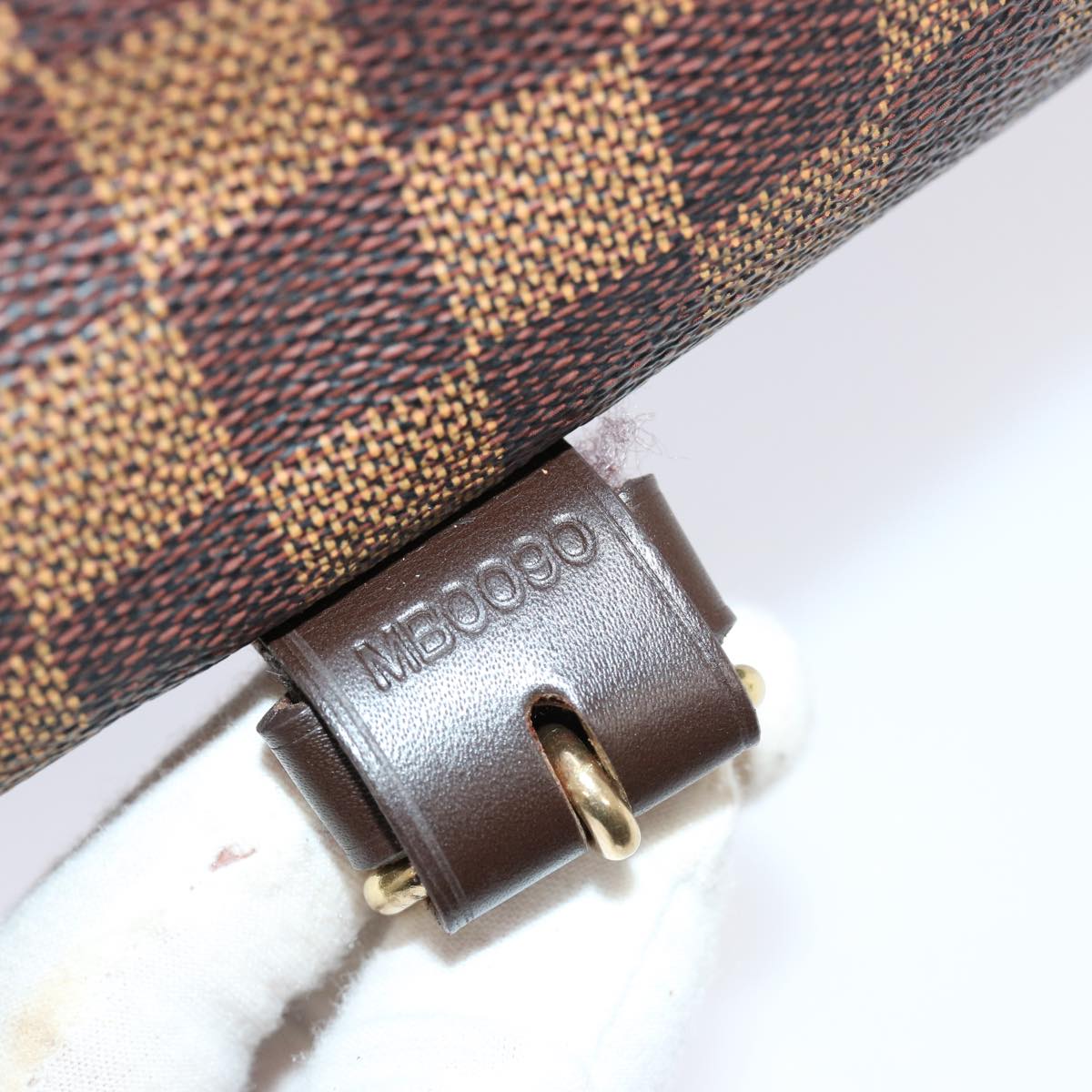 Louis Vuitton Saumur 35, Brown, Canvas, shoulder
