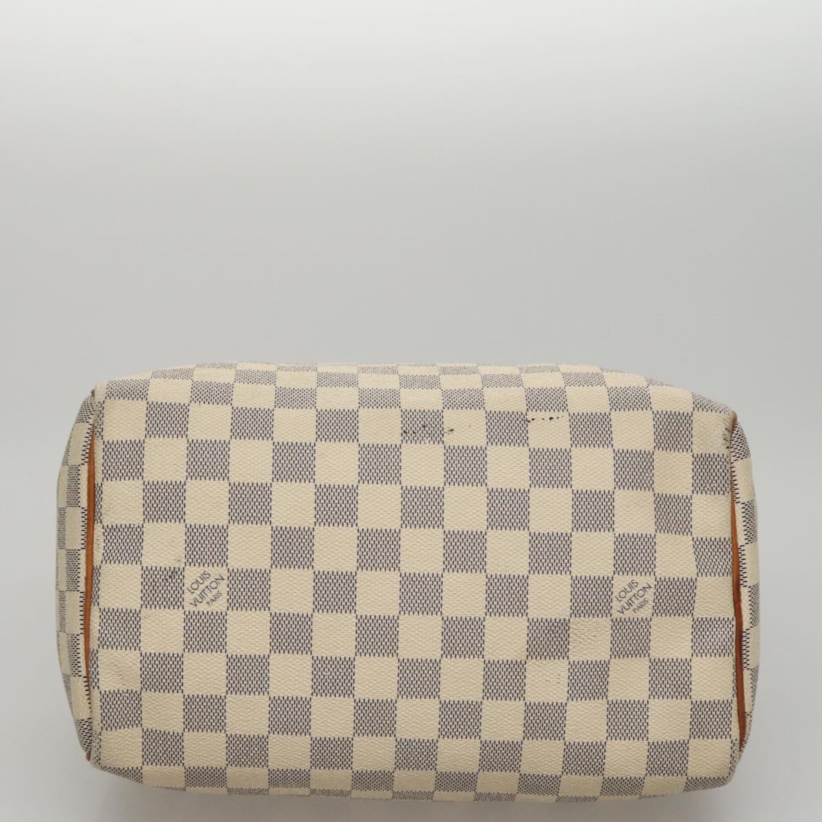 Louis Vuitton Speedy 25, White, Canvas, handbag