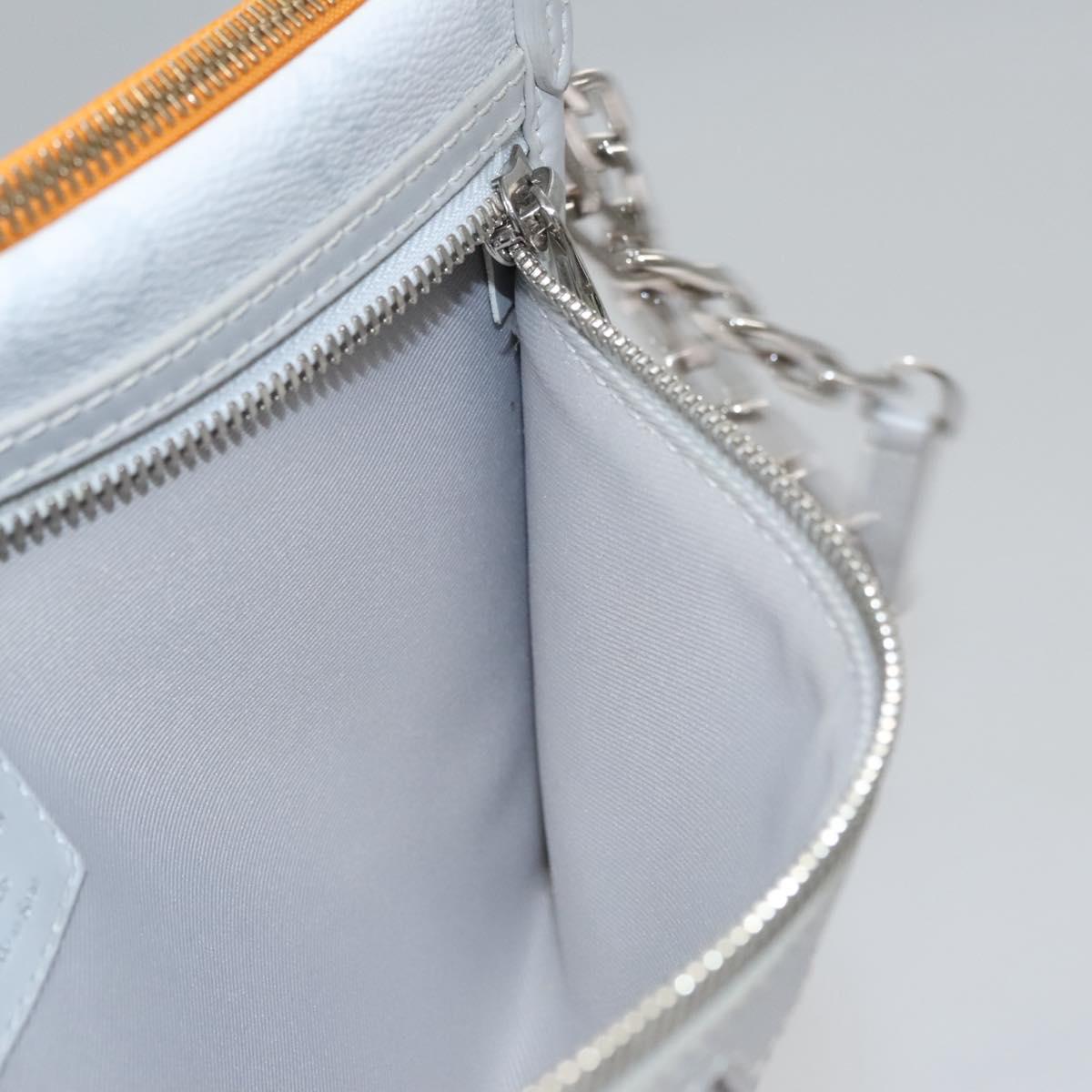 Louis Vuitton Flat messenger, Grey, Canvas, shoulder