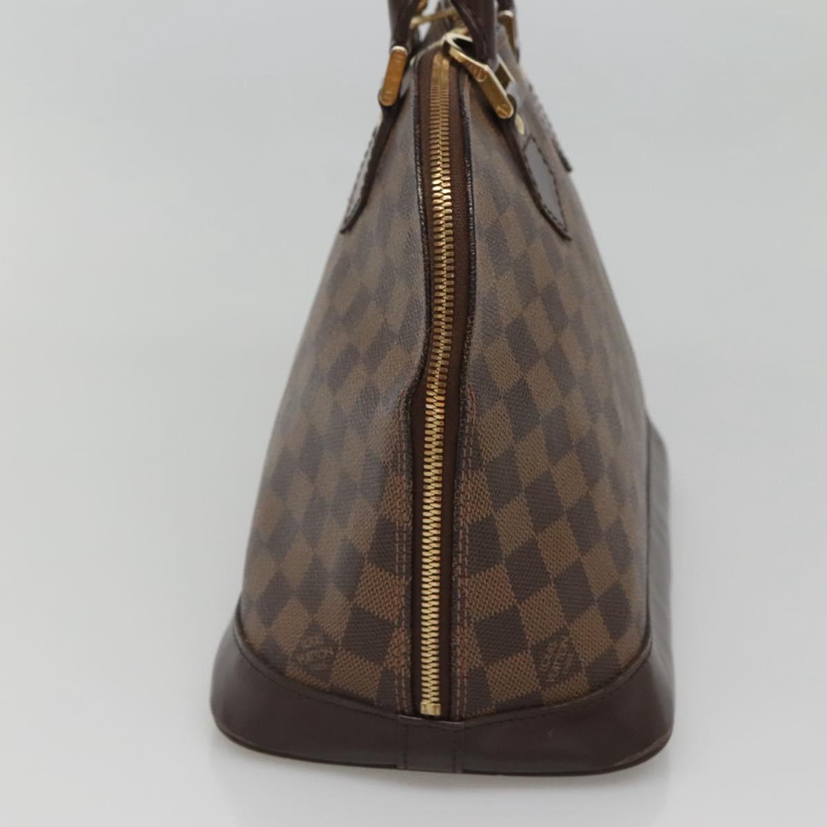 Louis Vuitton Alma, Brown, Canvas, handbag
