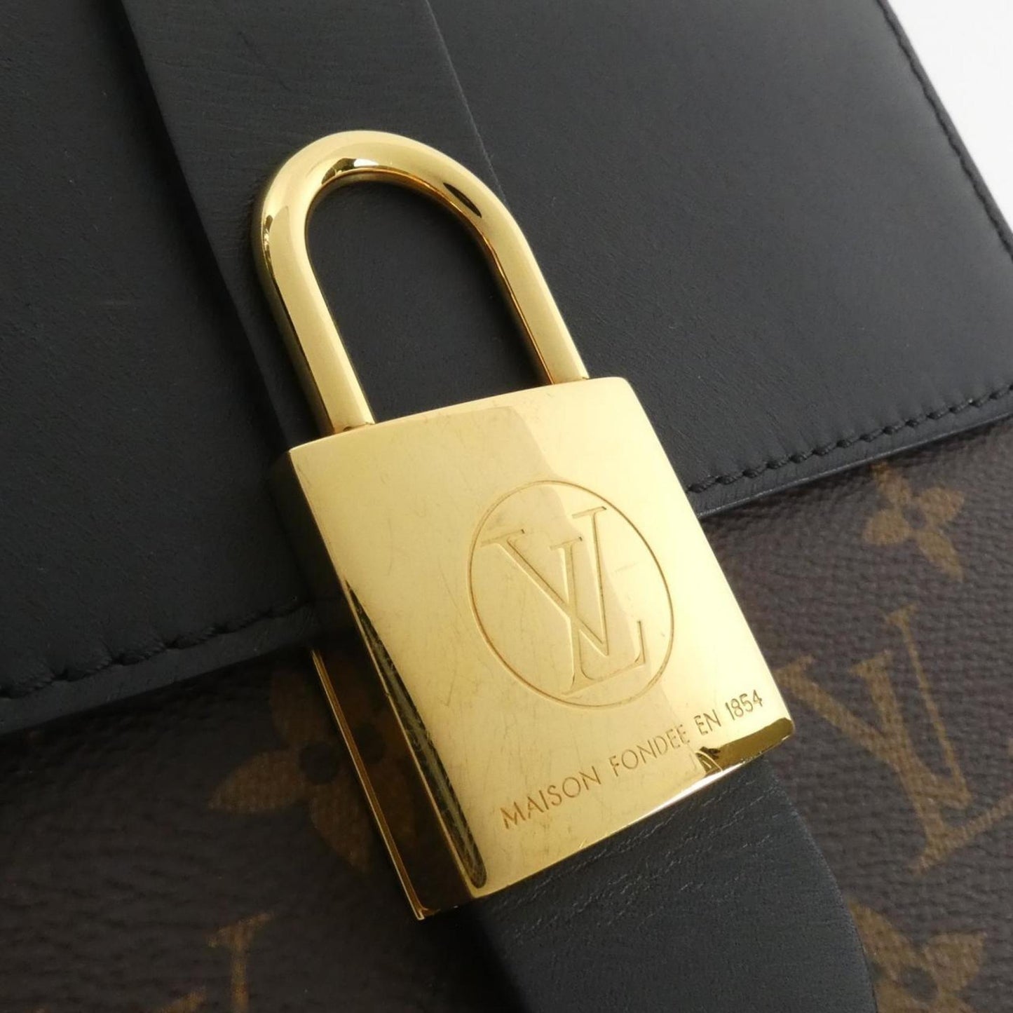 Louis Vuitton Locky BB, Brown, Canvas, handbag