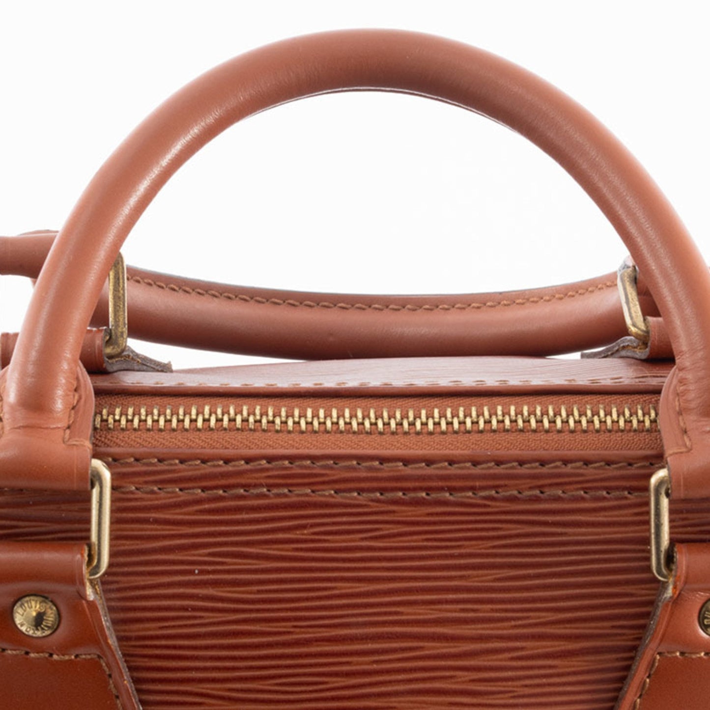 Louis Vuitton Speedy 35, Camel, Leather, handbag