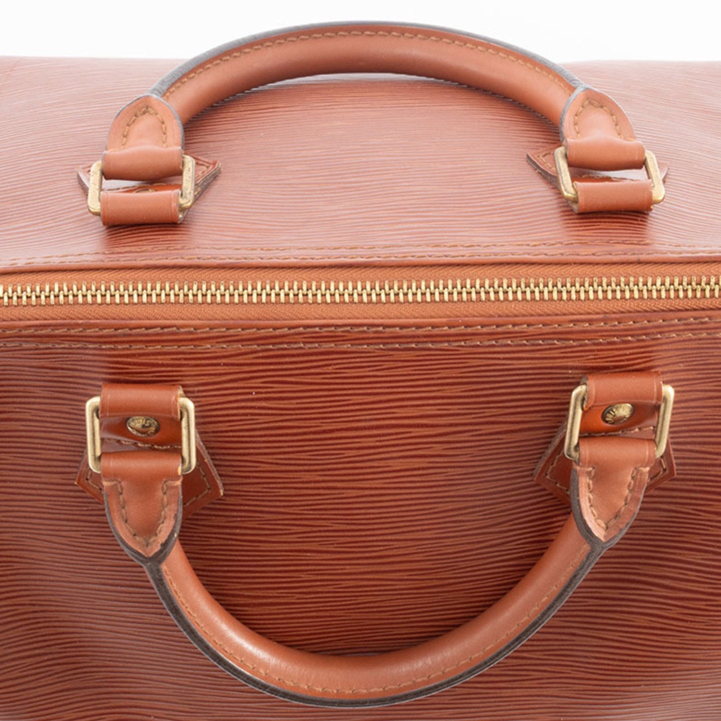 Louis Vuitton Speedy 35, Camel, Leather, handbag