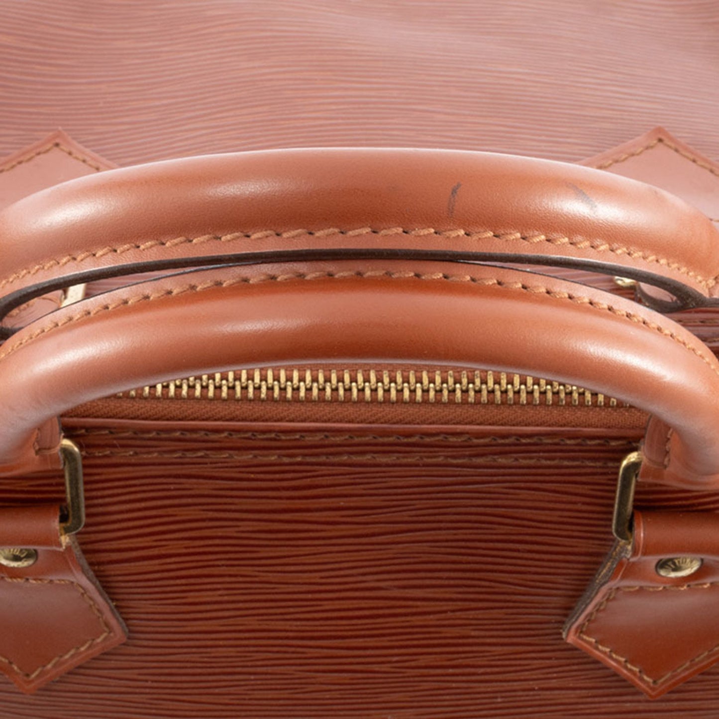 Louis Vuitton Speedy 35, Camel, Leather, handbag