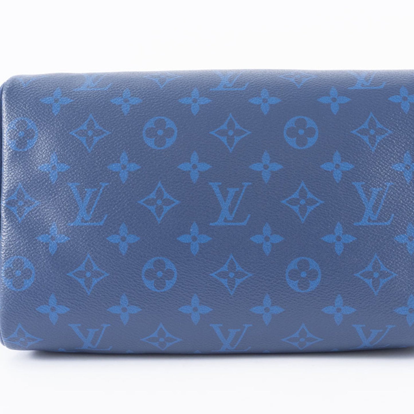 Louis Vuitton Dopp Kit, Blue, Canvas, clutch