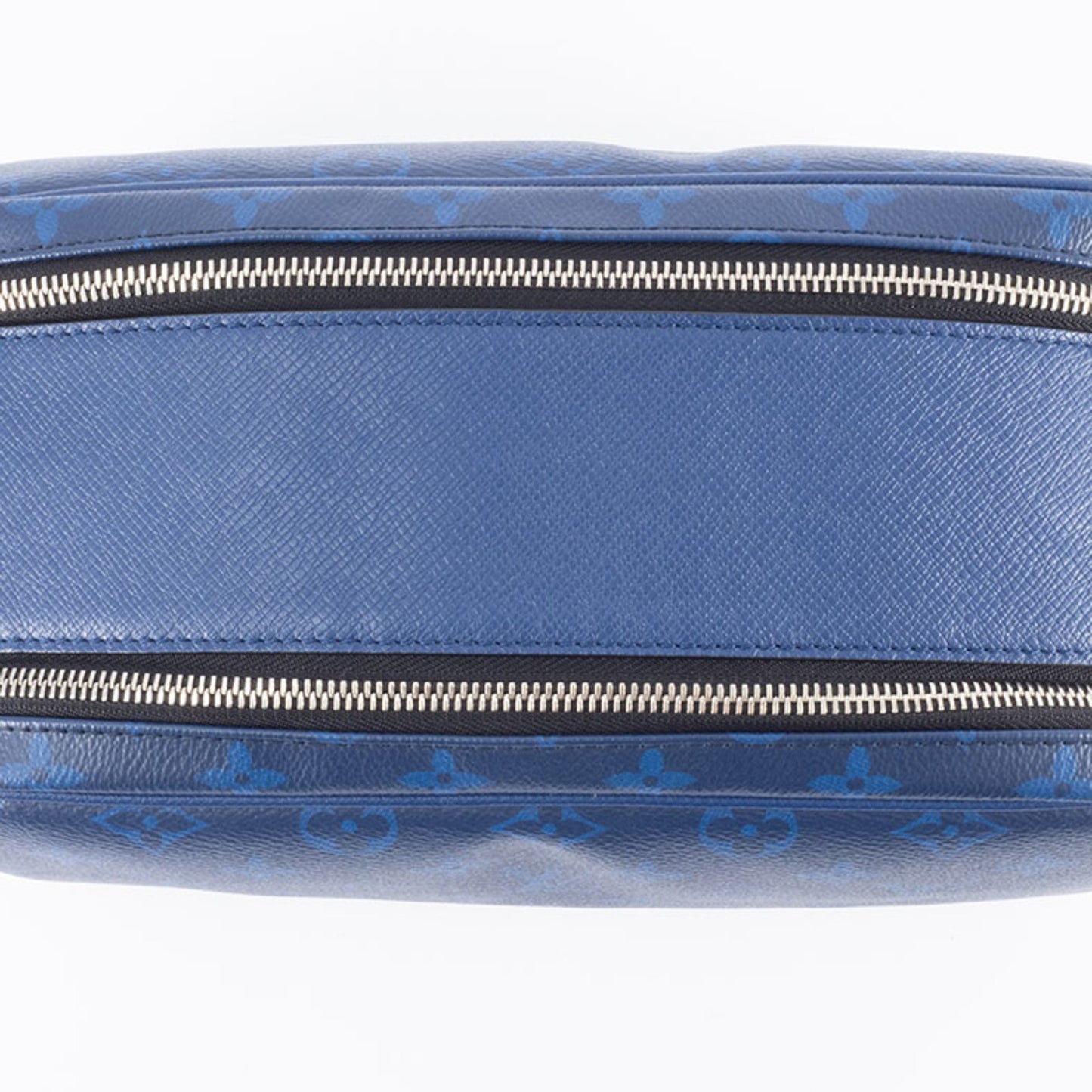 Louis Vuitton Dopp Kit, Blue, Canvas, clutch