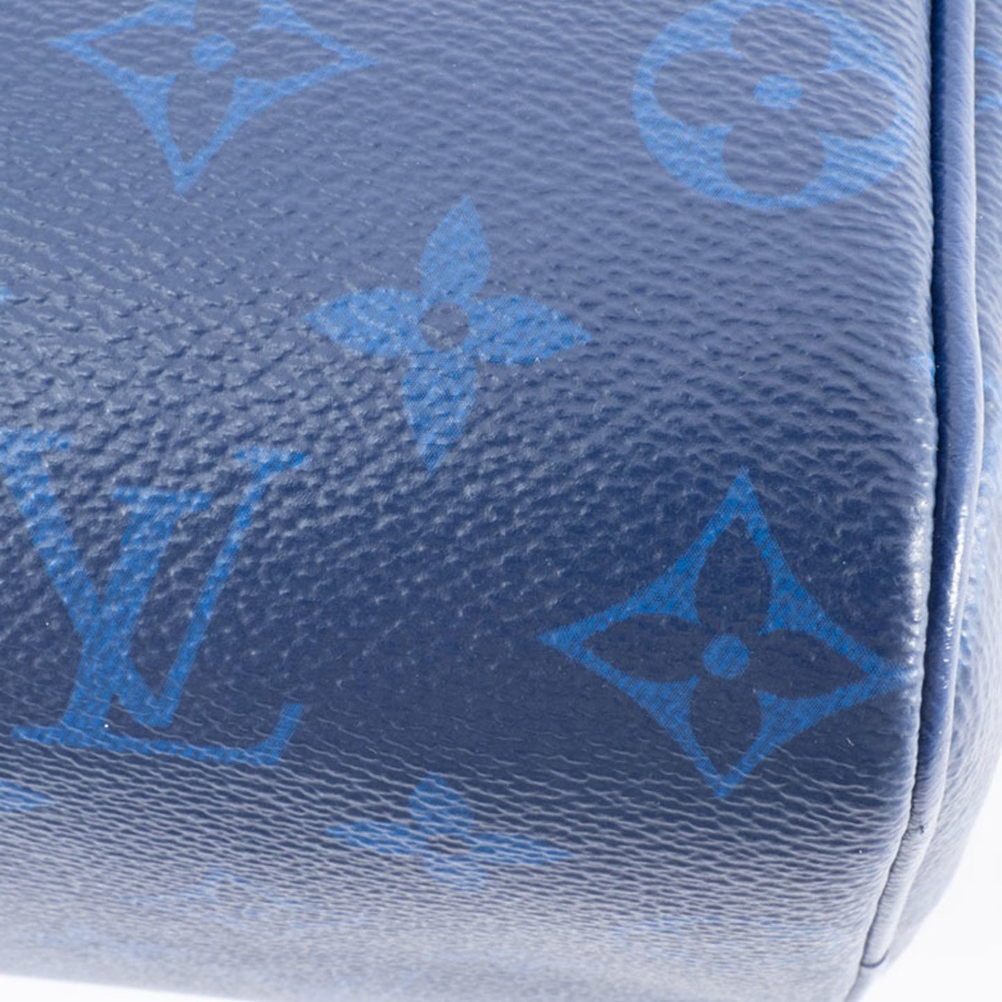 Louis Vuitton Dopp Kit, Blue, Canvas, clutch