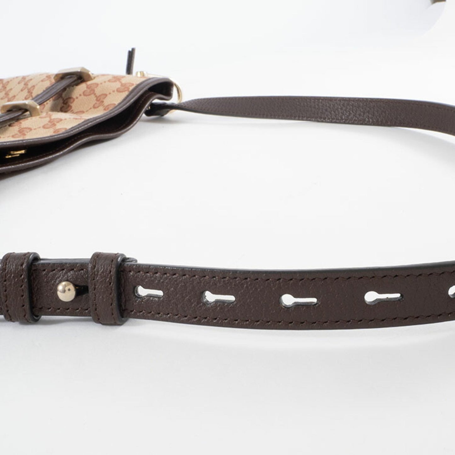 Gucci Horsebit, "BEIGE, BROWN", "CANVAS, LEATHER", shoulder