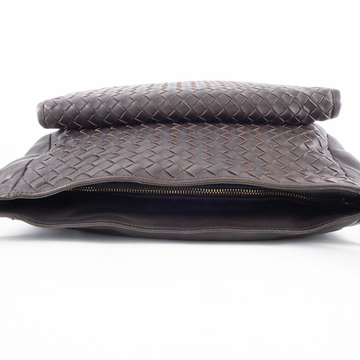 Bottega Veneta Intrecciato, Brown, Leather, shoulder